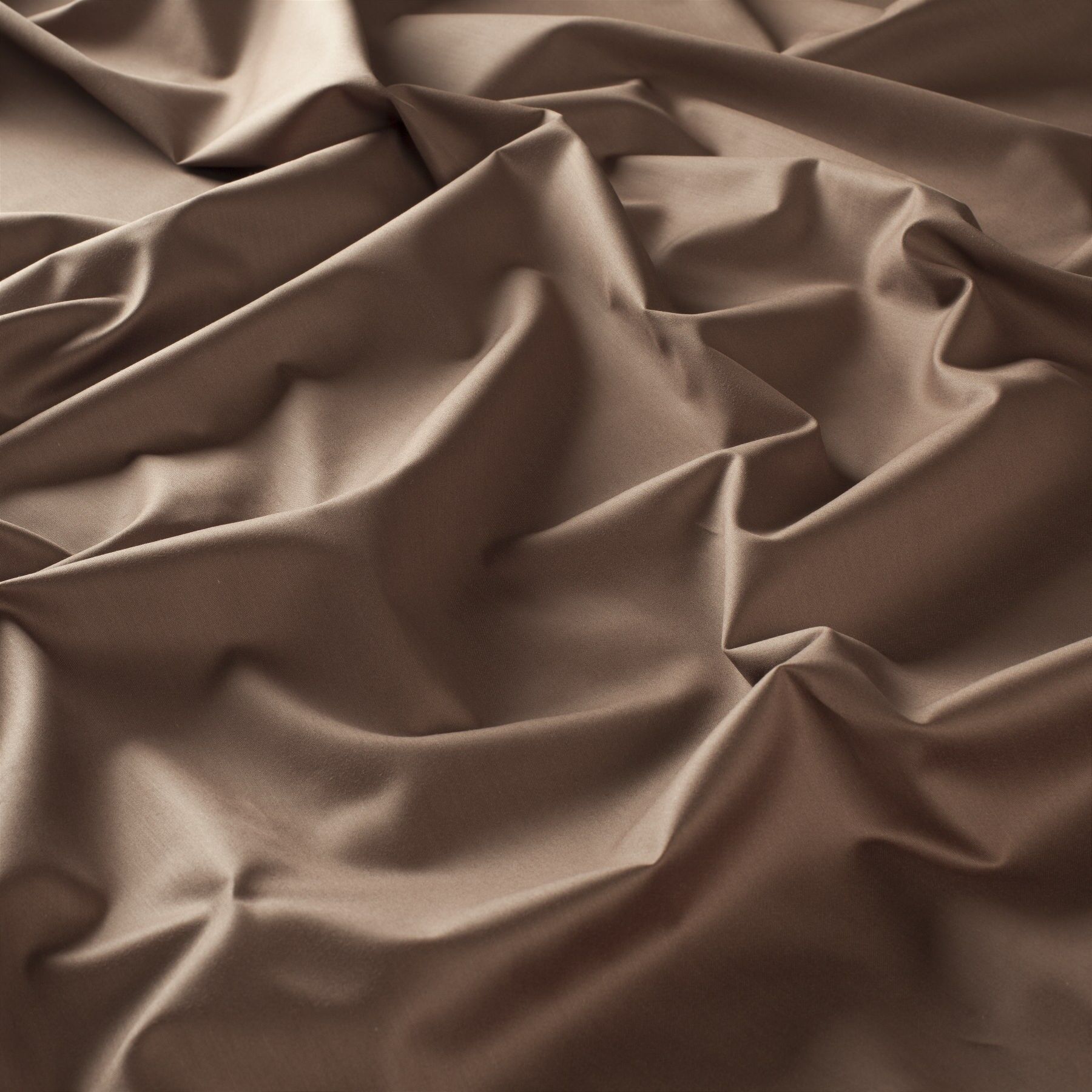 1 6728 023 Dialog Satin Vorhaenge Dekostoff Baumwolle Modern Uni Braun