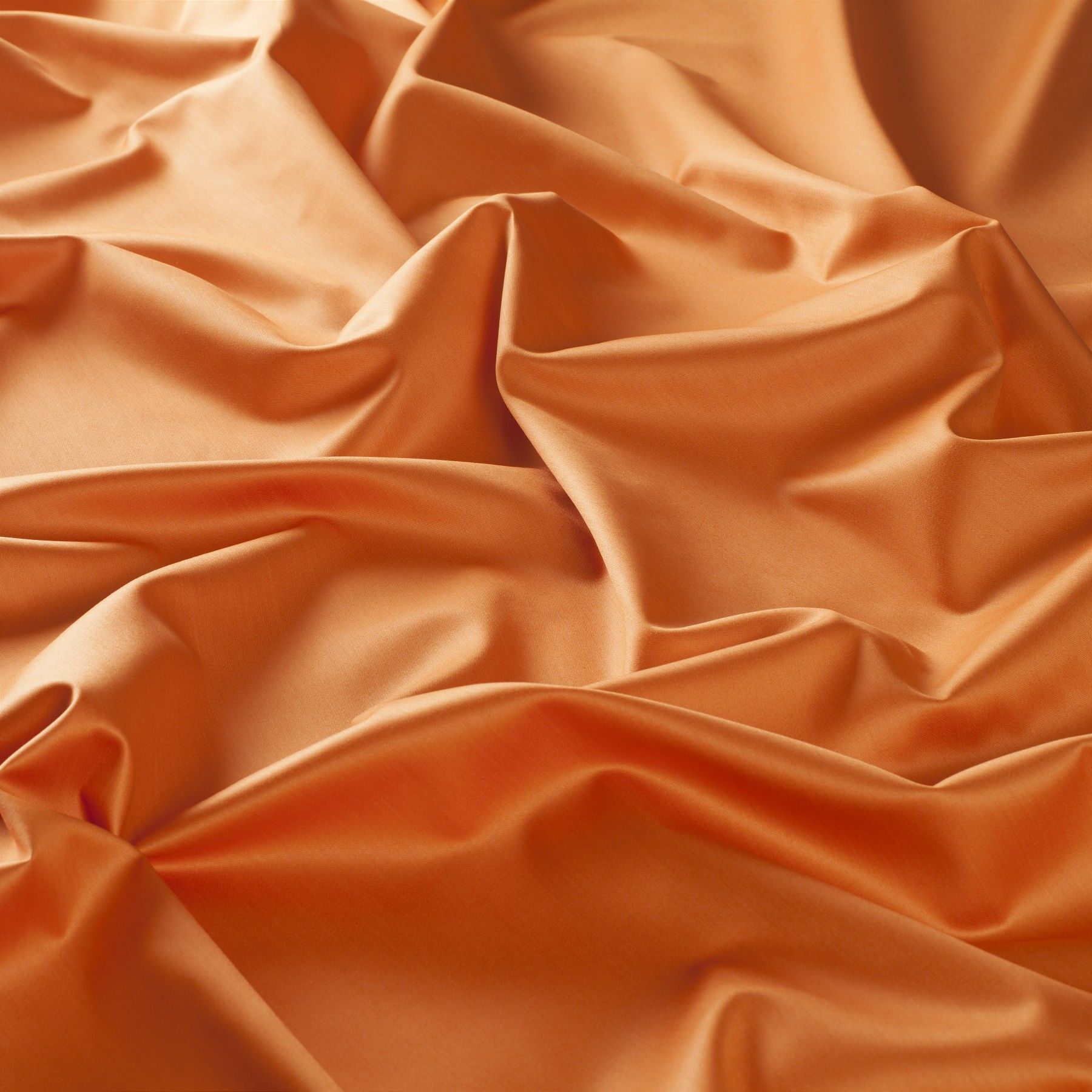1 6728 065 Dialog Satin Vorhaenge Dekostoff Baumwolle Modern Uni Orange