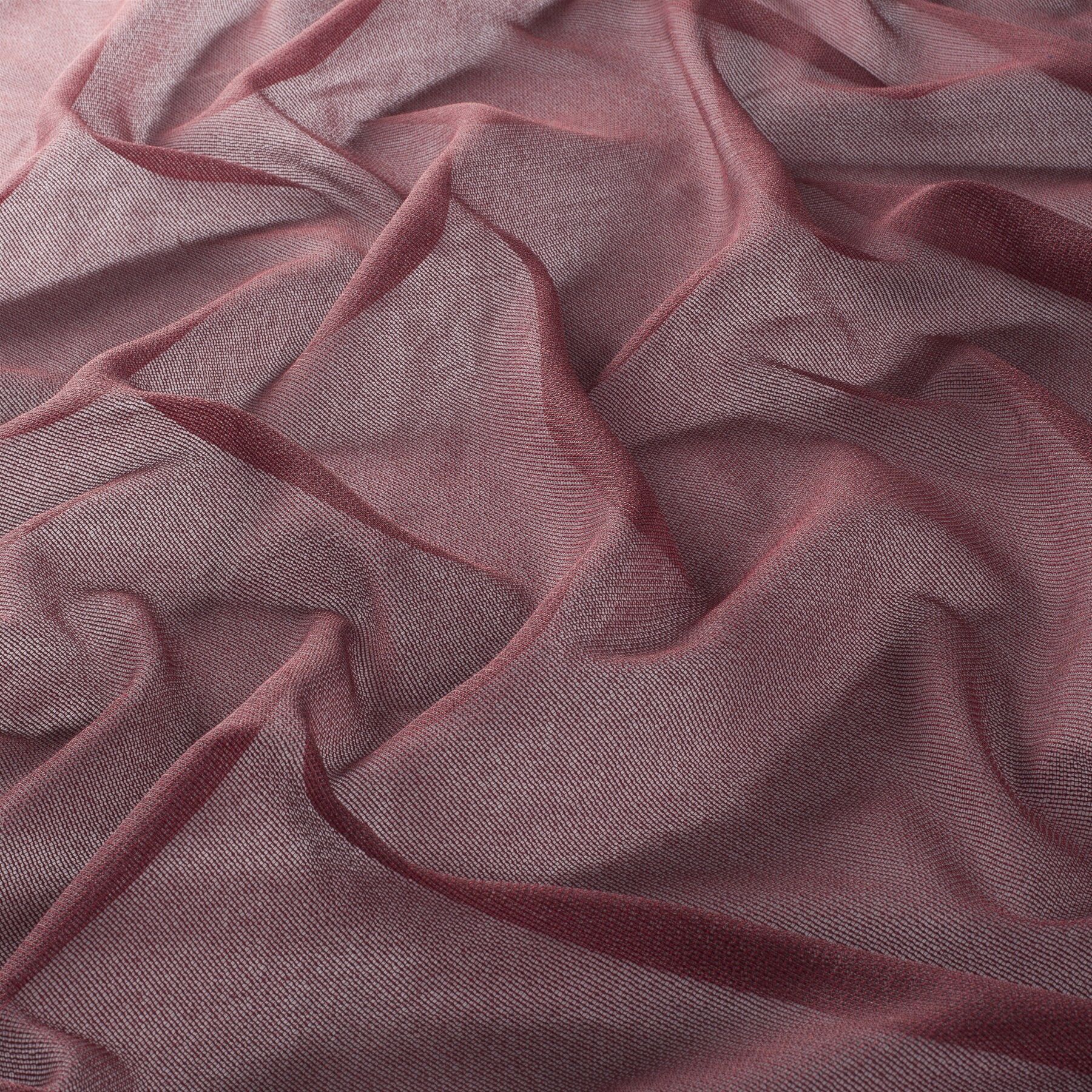 Ja6011 010 Santos Jab Gardinen Wohnzimmer Transparent Rot