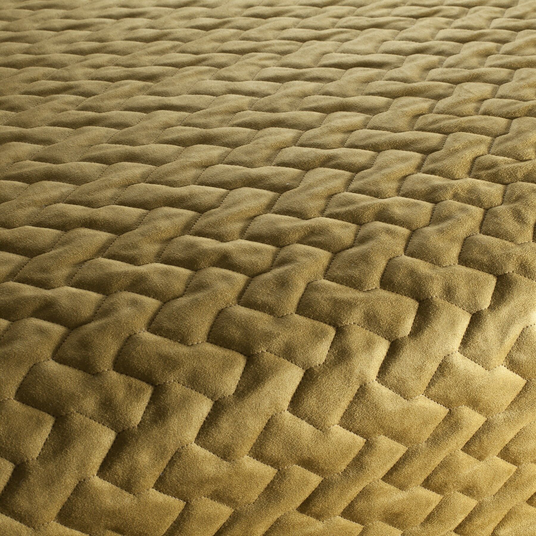 Ch3106 030 Super Trouper Microfaser Polsterstoff Bestickt Gemustert Gruen