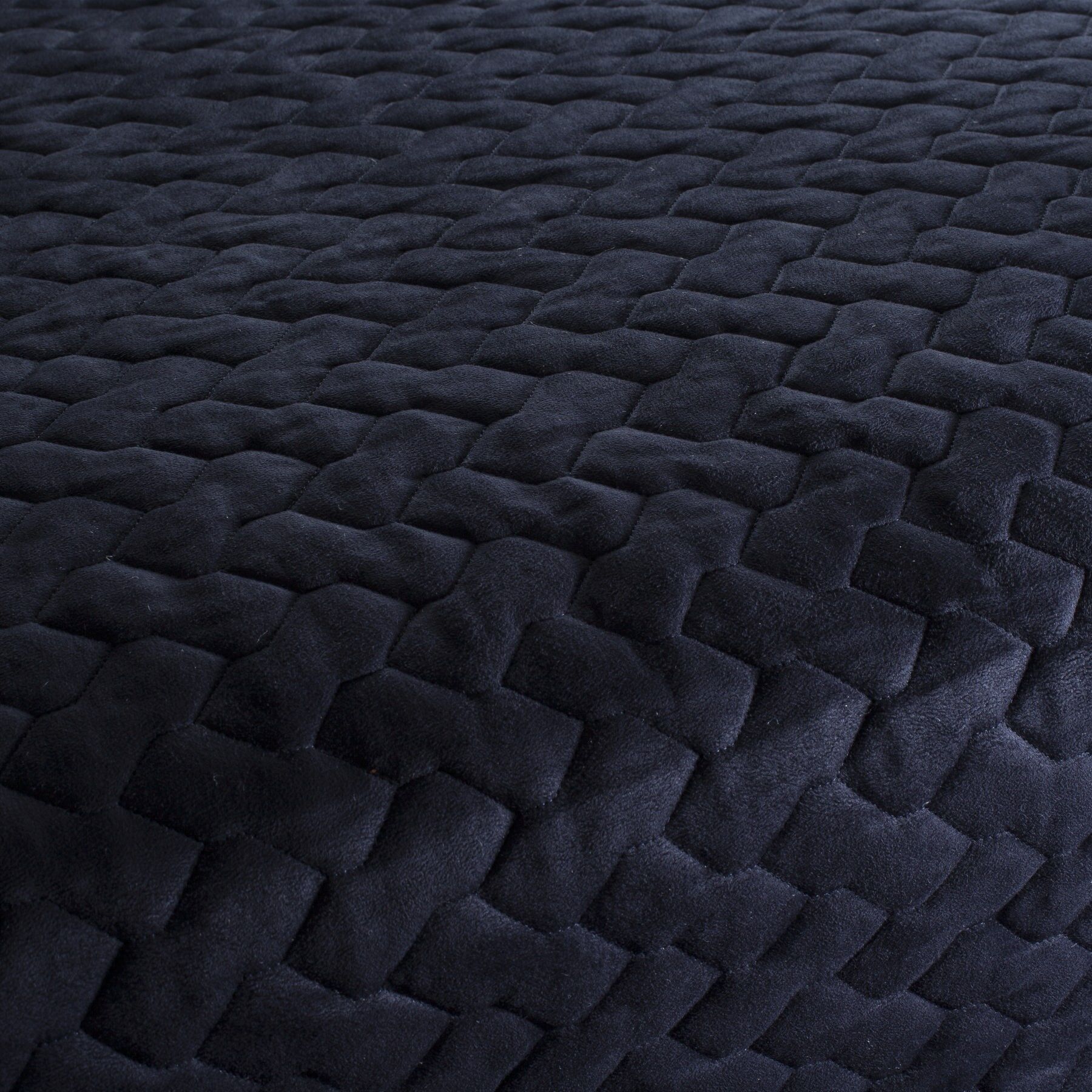 Ch3106 050 Super Trouper Microfaser Polsterstoff Bestickt Gemustert Blau