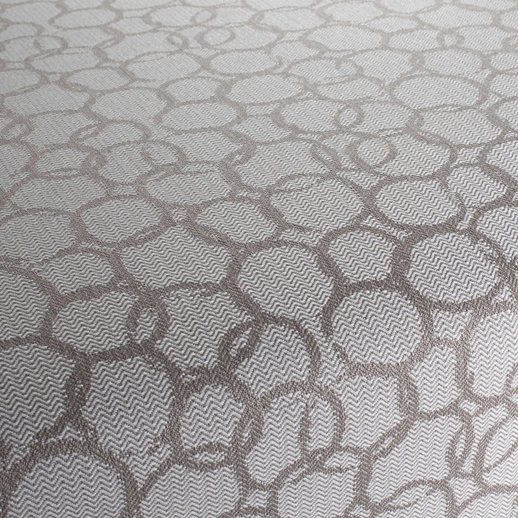 Ja2051 071 Santa Cruz In Und Outdoor Polsterstoff Jab Anstoetz Gemustert Weiss Beige