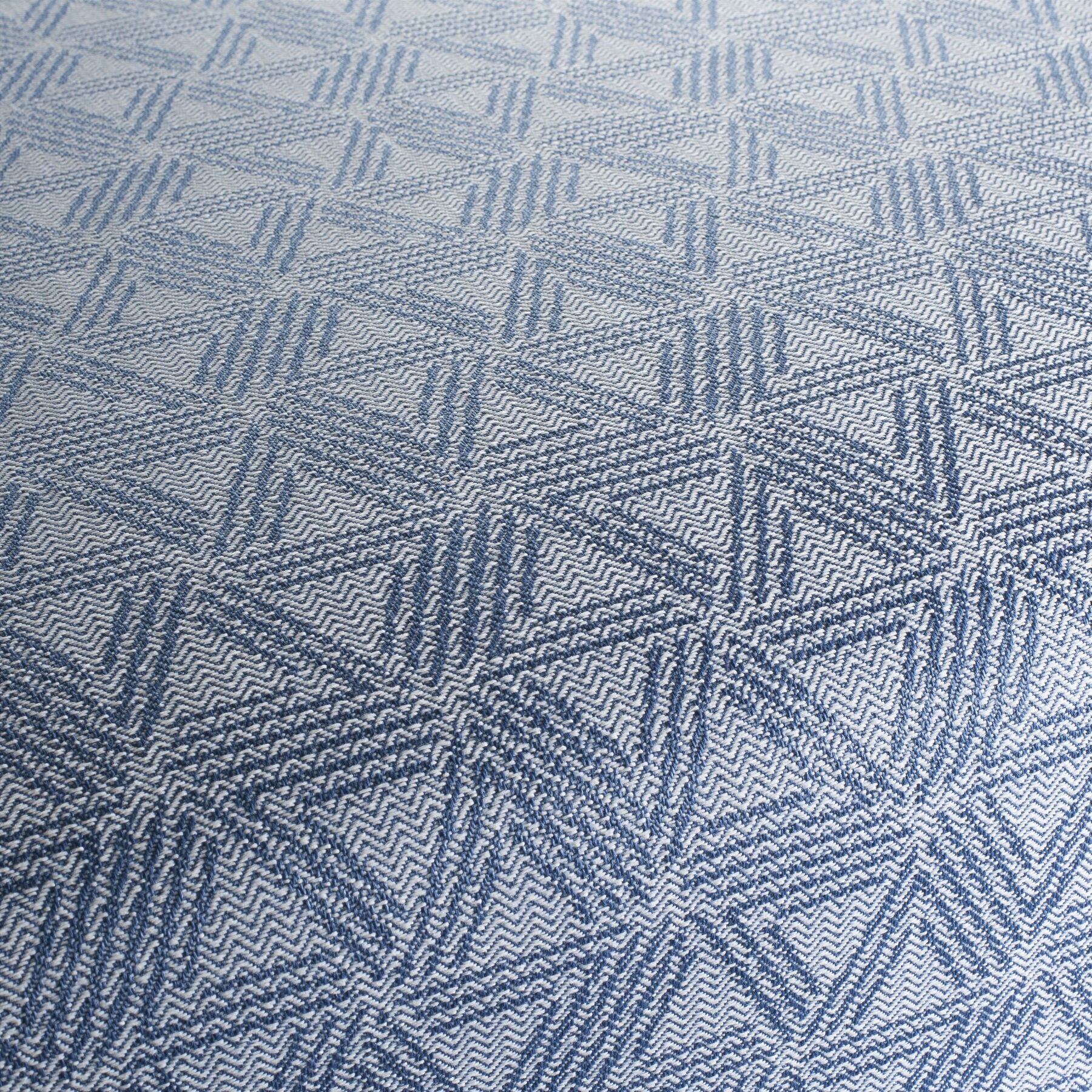 Ja2053 050 Teide Jab Anstoetz In Und Outdoor Polsterstoff Weiss Blau Gemustert