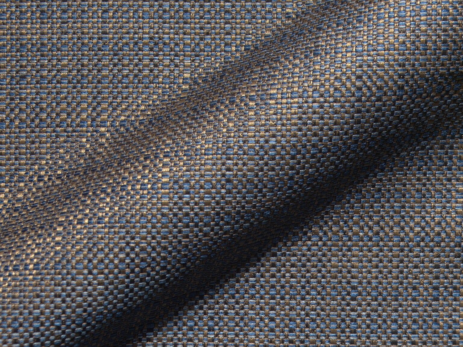 Detroit Fr 705 Hoepke Moebelstoff Schwer Entflammbar Meliert Blau