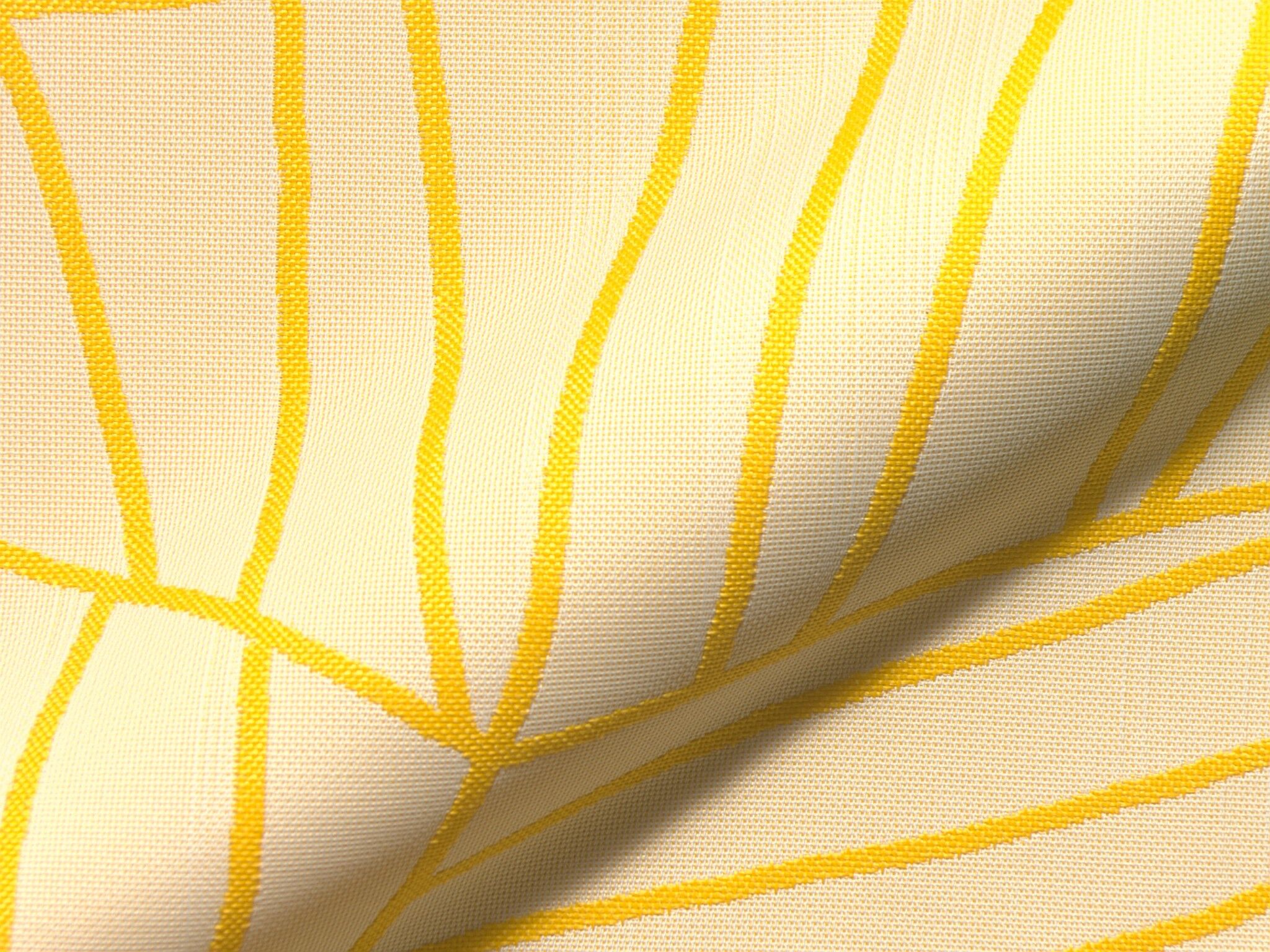 Limone 144 L Activeline In & Outdoor Polsterstoffe Gemustert Gelb