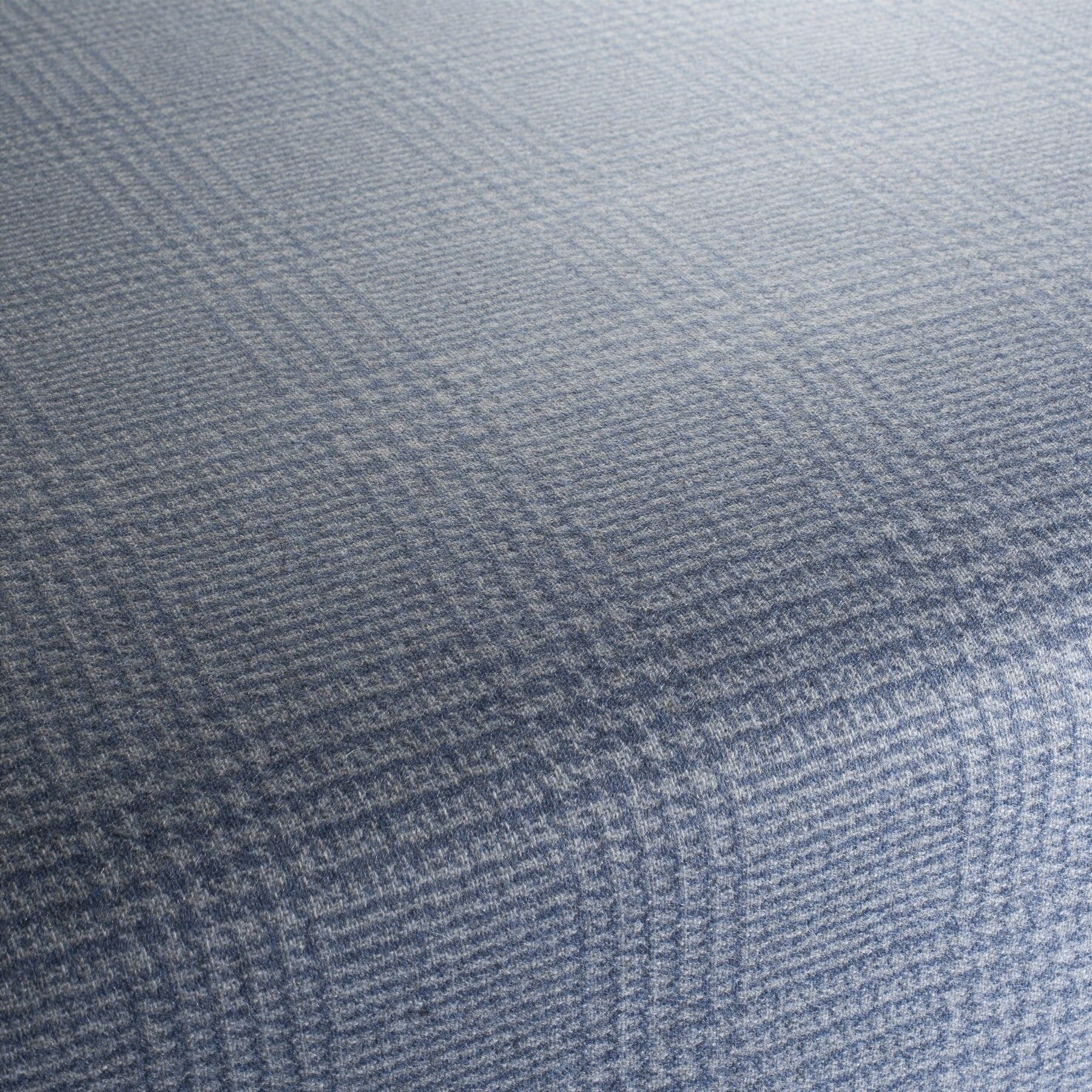 Ja2044 050 Inverness Jab Polsterstoffe Wolle Kariert Blau Weiss