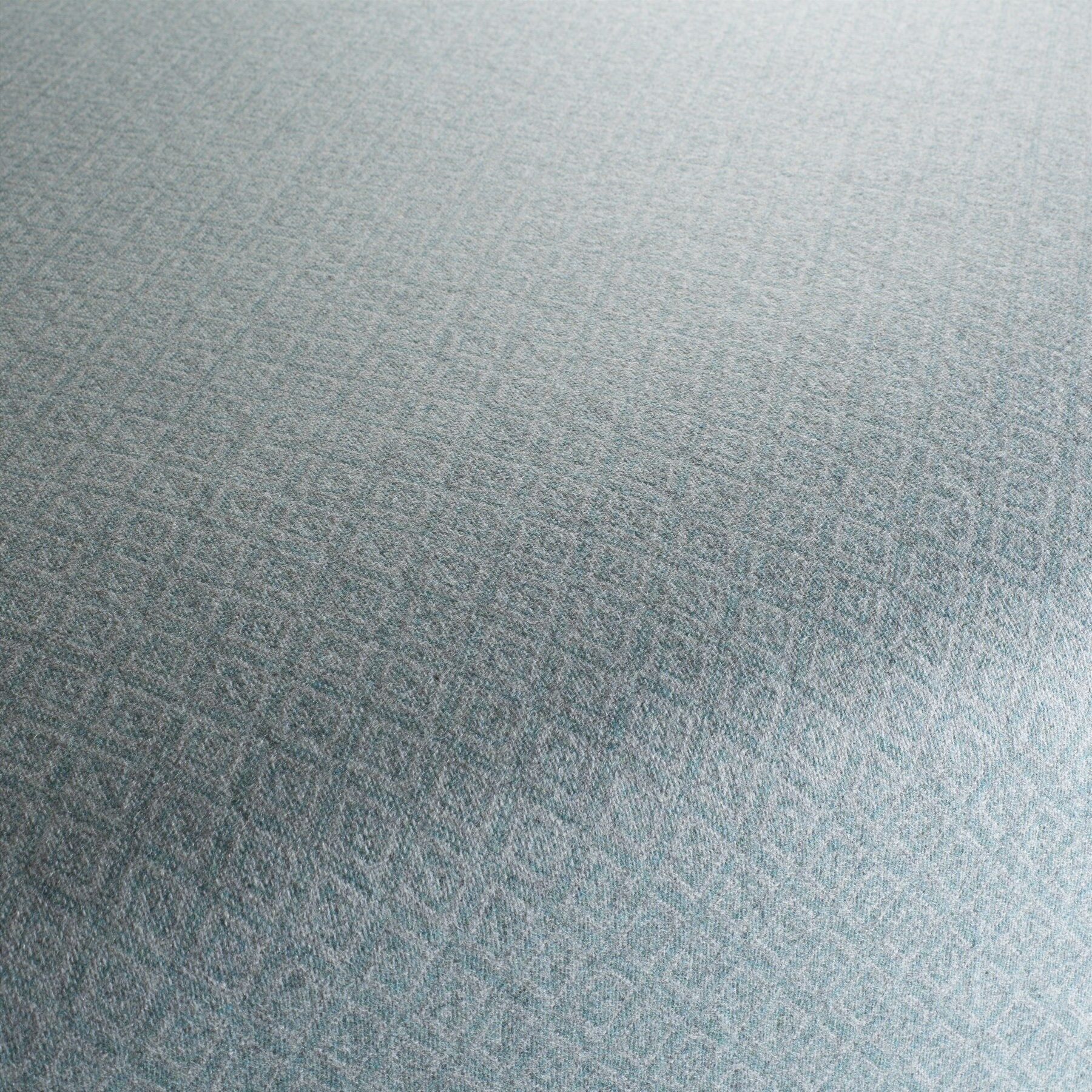 Ja2046 080 Elgin Jab Polsterstoffe Wolle Gemustert Tuerkis Grau