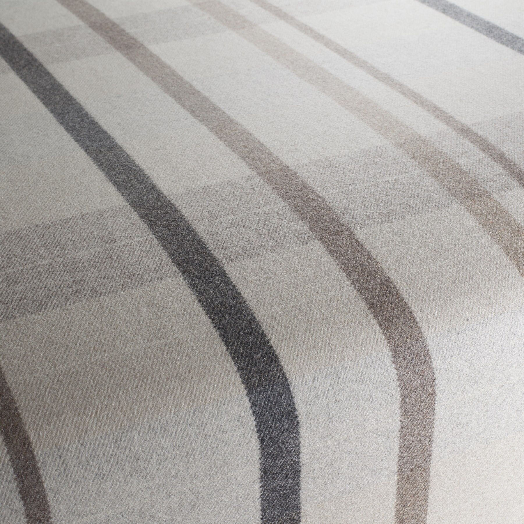 Ja2047 070 Edinburg Jab Polsterstoffe Wolle Kariert Beige Braun Grau