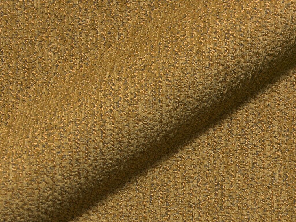 Joki 447 Q2 Moebelstoff Polsterstoff Grob Gewebt Fleckschutz Senf Ocker