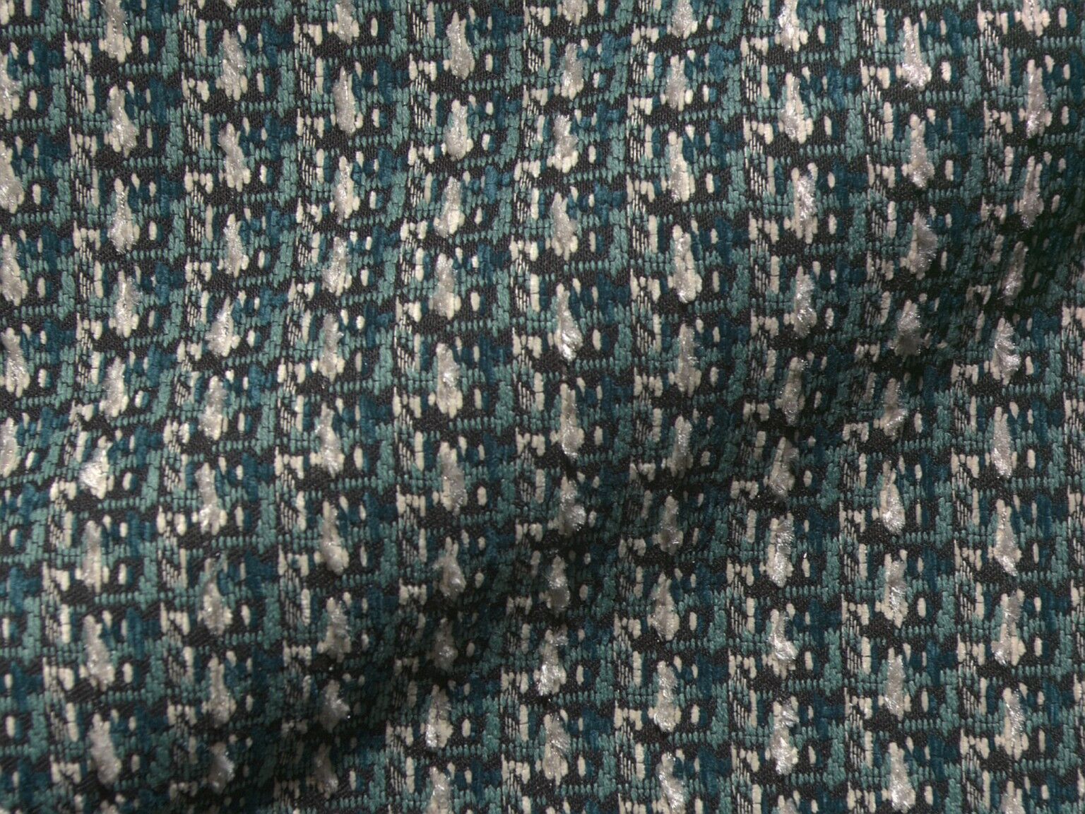 Lawa 453 Q2 Moebelstoff Polsterstoff Hoepke Grob Gewebt Gestreift Blau