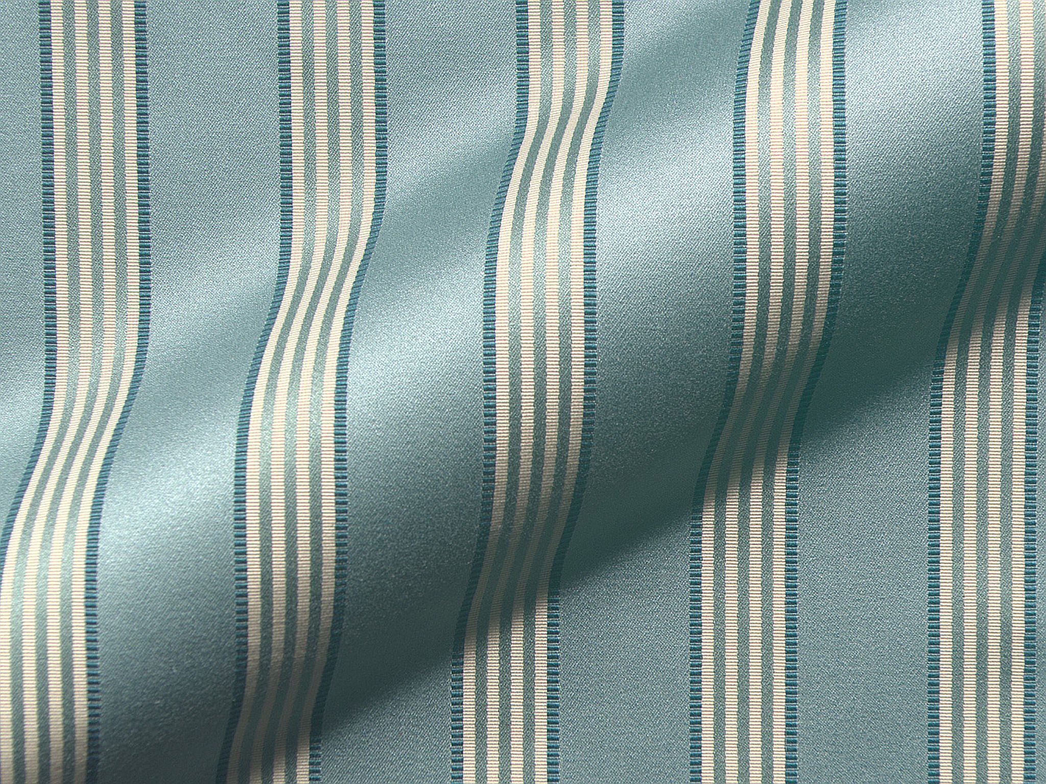 Neuschwanstein 544 Hoepke Biedermeier Moebelstoffe Polsterstoffe Streifen Tuerkis Blau