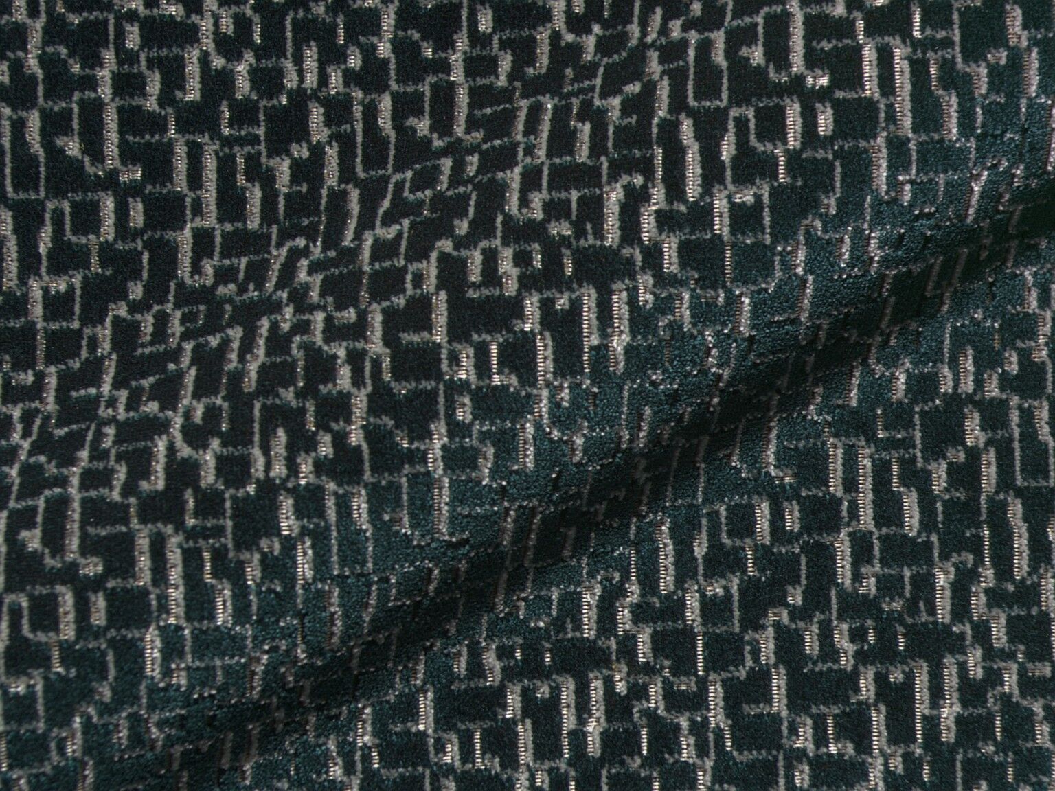 Savannah 473 Hoepke Velours Moebelstoff Polsterstoff Q2 Fleckschutz Gemustert Gruen