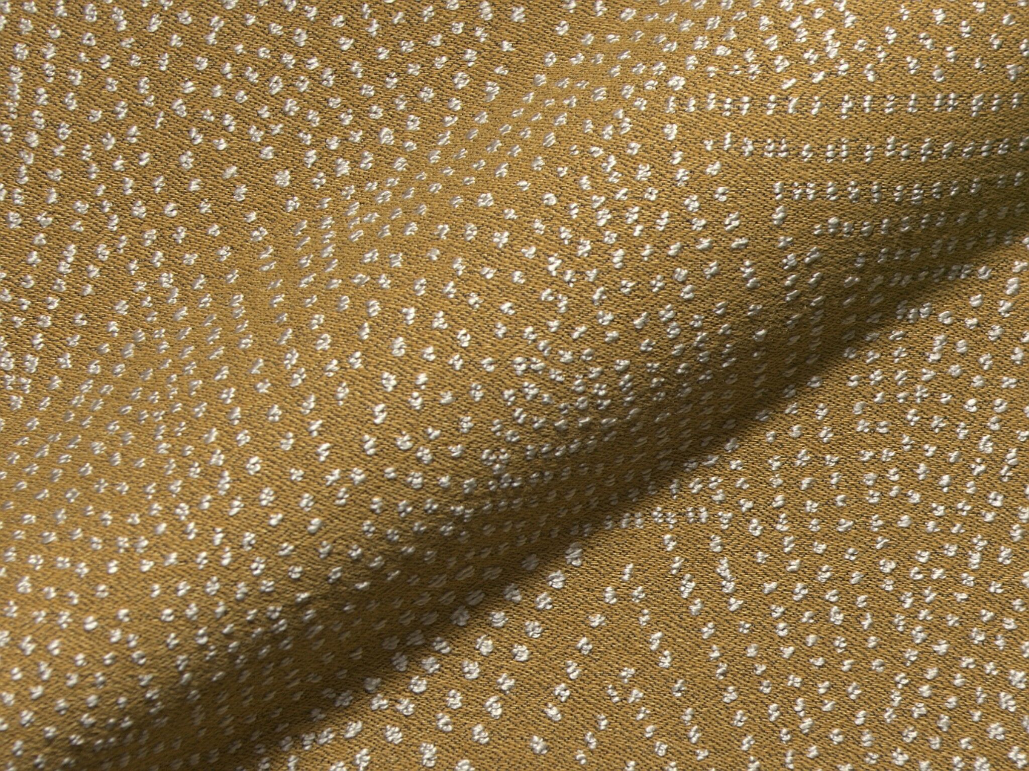 Tiwi 487 Q2 Moebelstoff Polsterstoff Fleckschutz Hoepke Senf Gelb Ocker