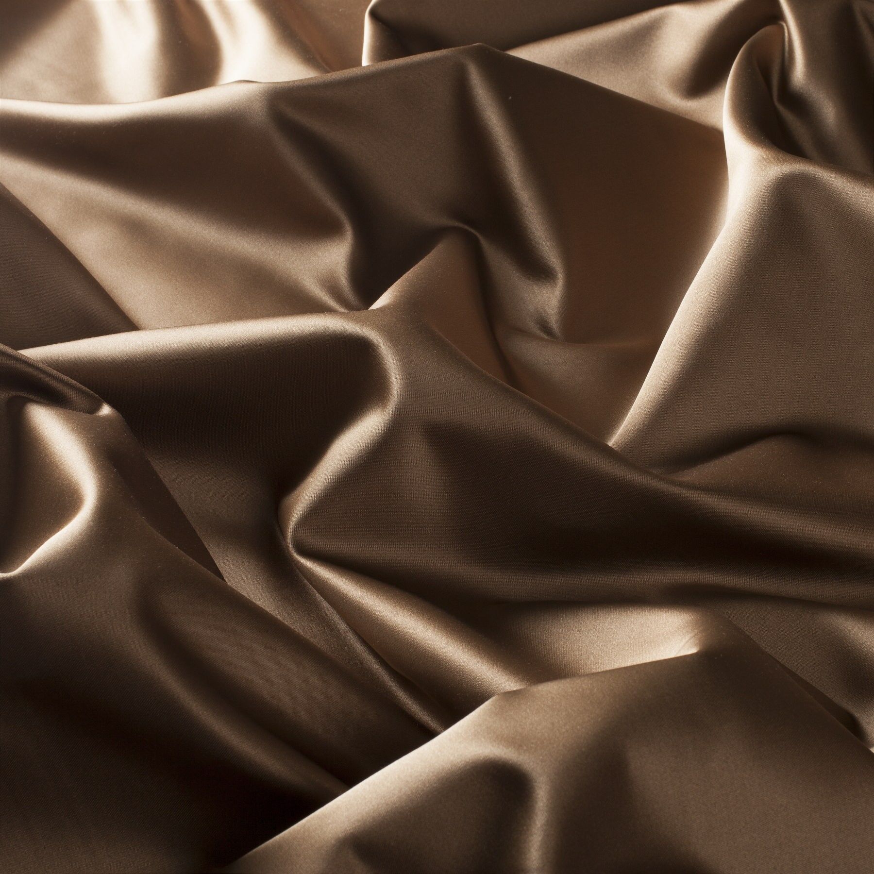 Cr6028 022 Mont Royal Moderne Satin Vorhaenge Braun