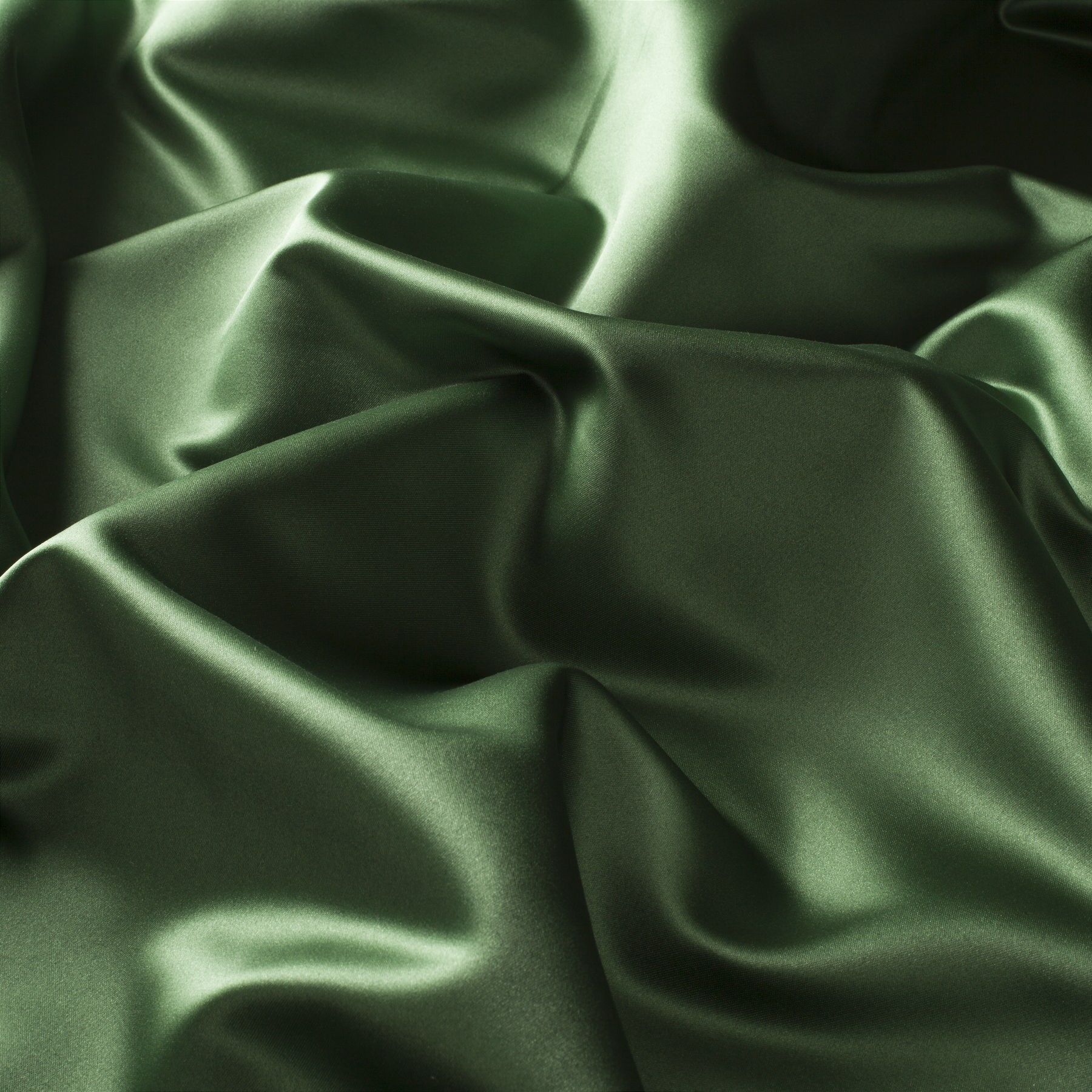 Cr6028 033 Mont Royal Moderne Satin Vorhaenge Gruen