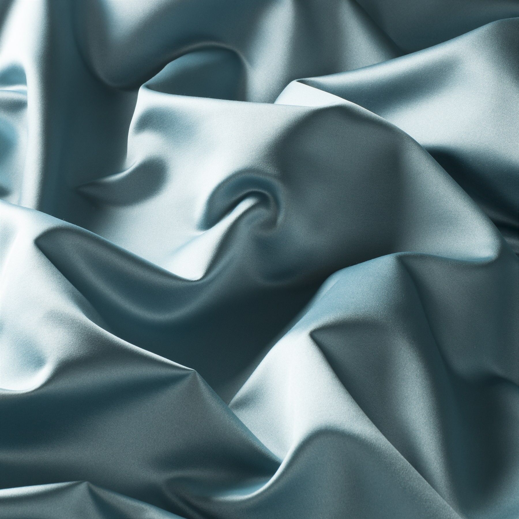 Cr6028 055 Mont Royal Moderne Satin Vorhaenge Tuerkis