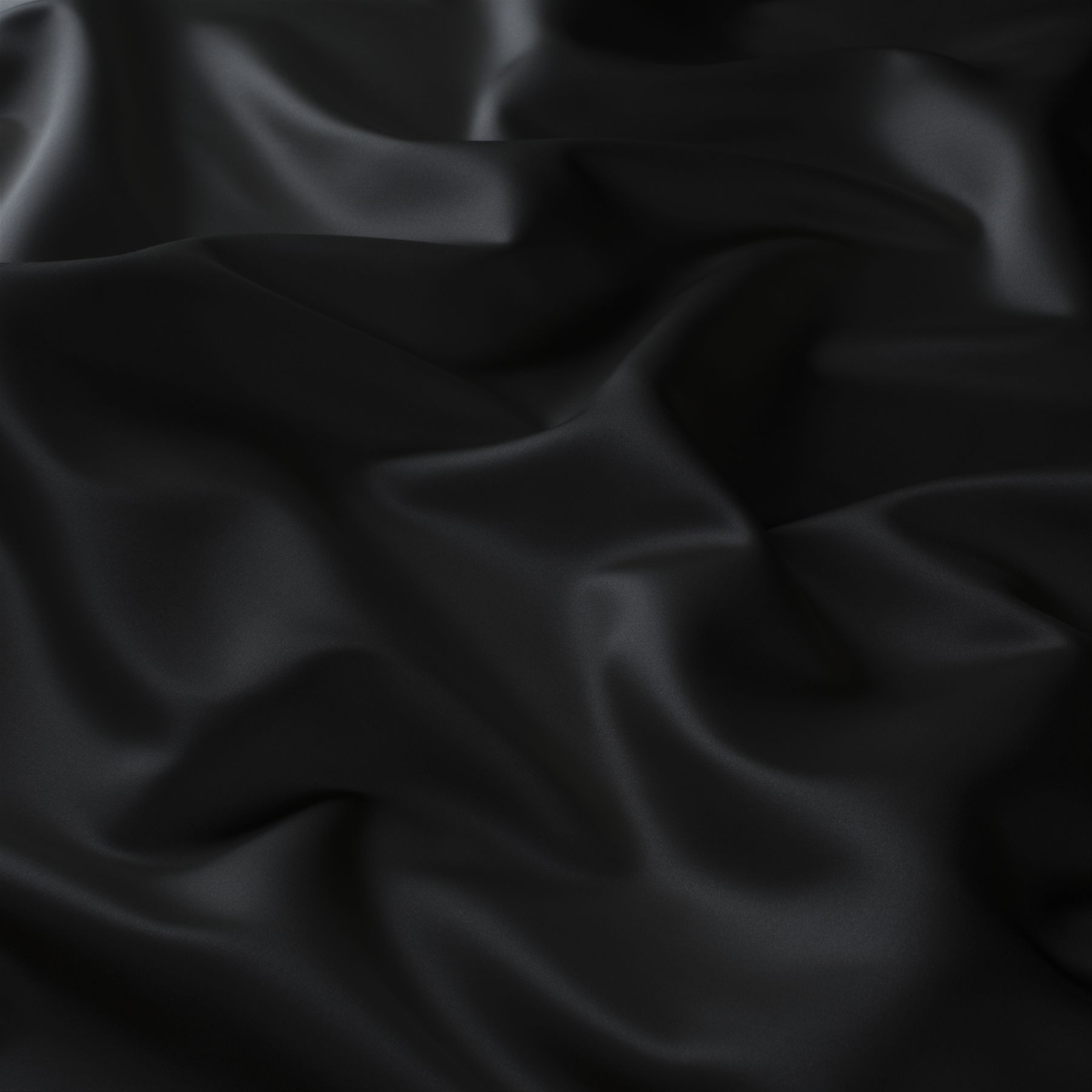 Cr6028 191 Mont Royal Moderne Satin Vorhaenge Schwarz