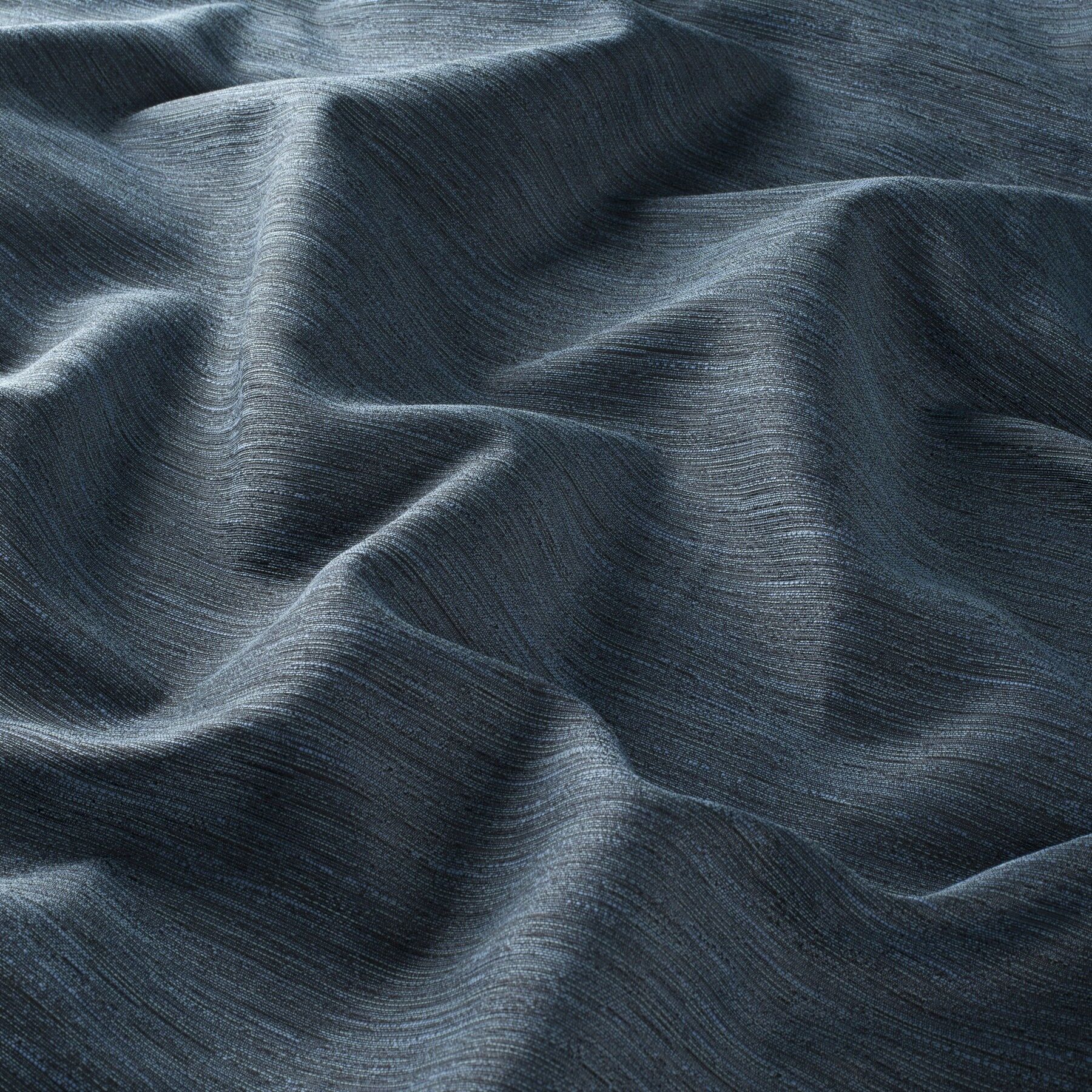 Ja6042 053 Kian Jab Vorhangstoff Meterware Blau