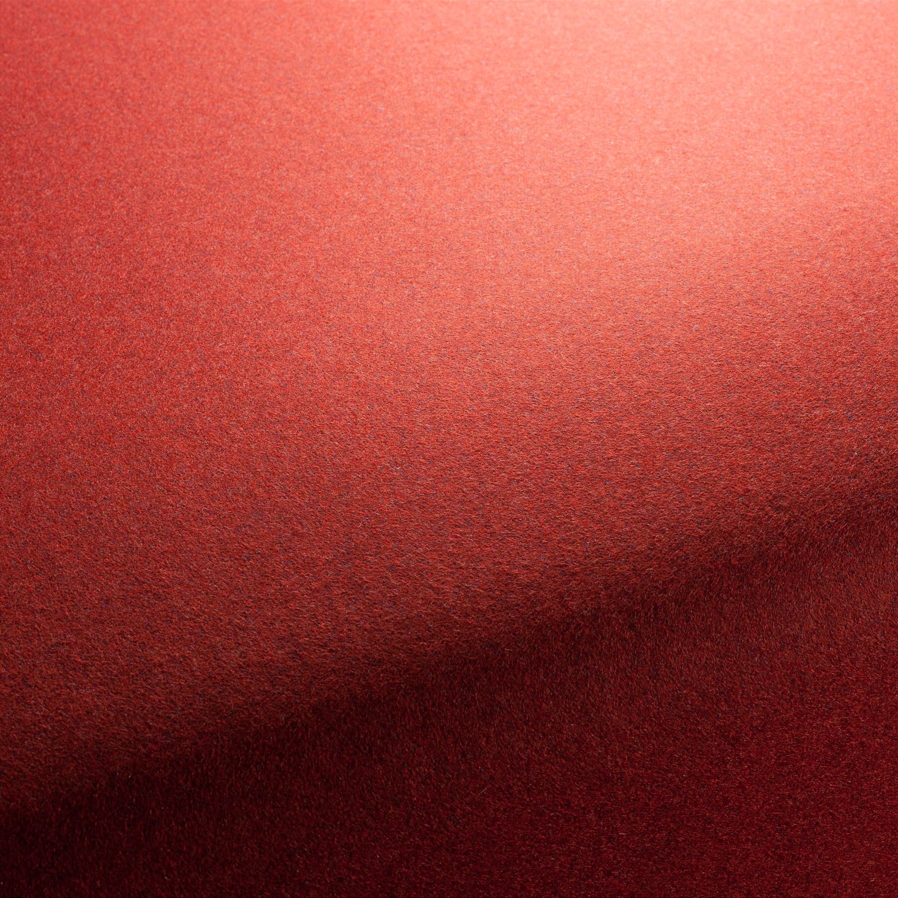 Ca1166 011 Italienischer Polsterstoff Wolle Rot