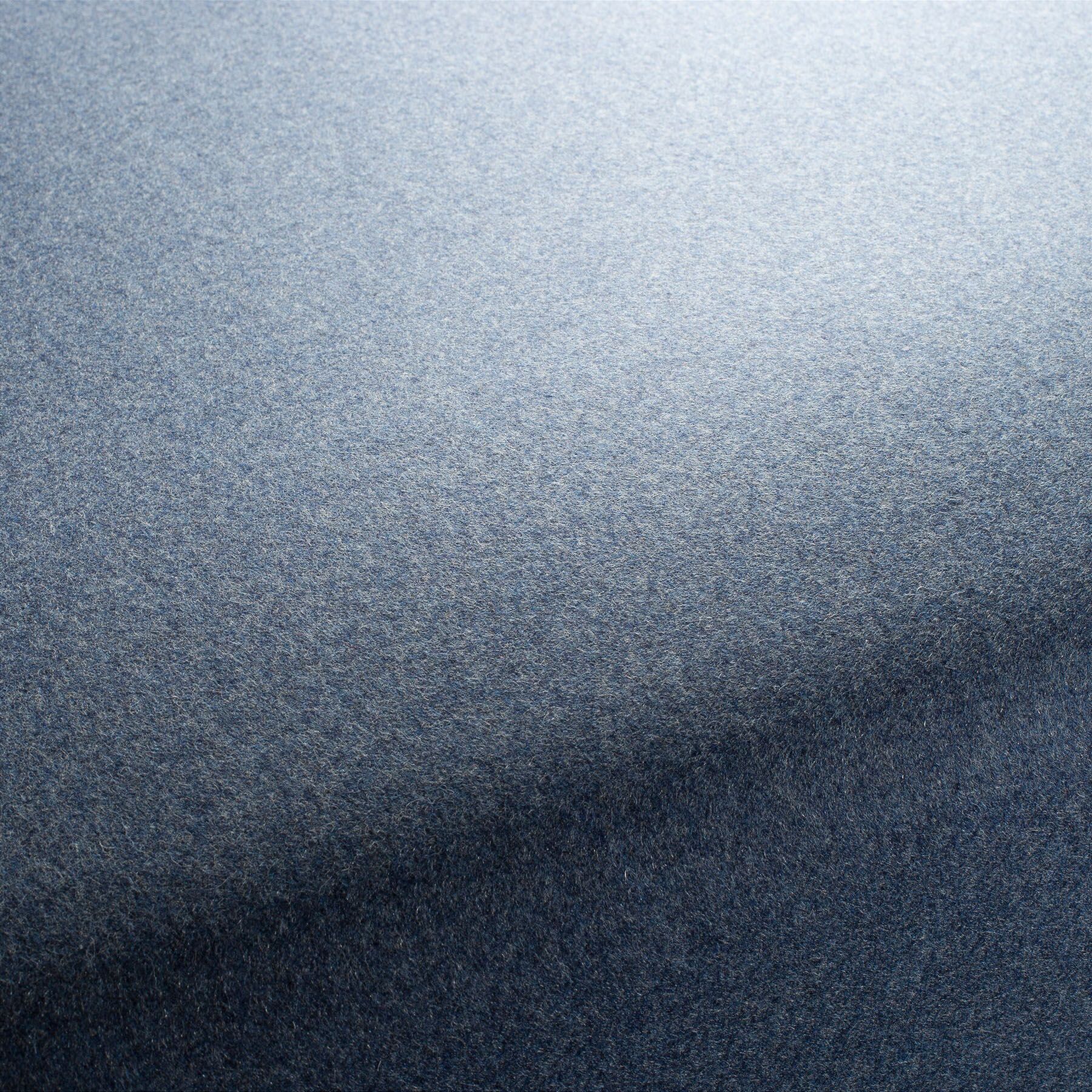 Ca1166 051 Italienischer Polsterstoff Wolle Blau