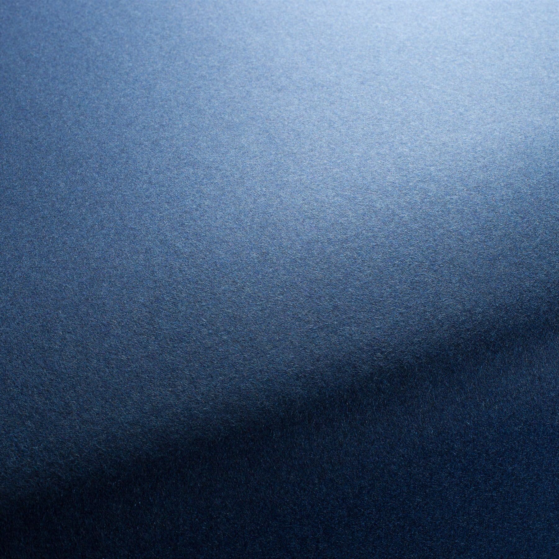 Ca1166 052 Italienischer Polsterstoff Wolle Blau