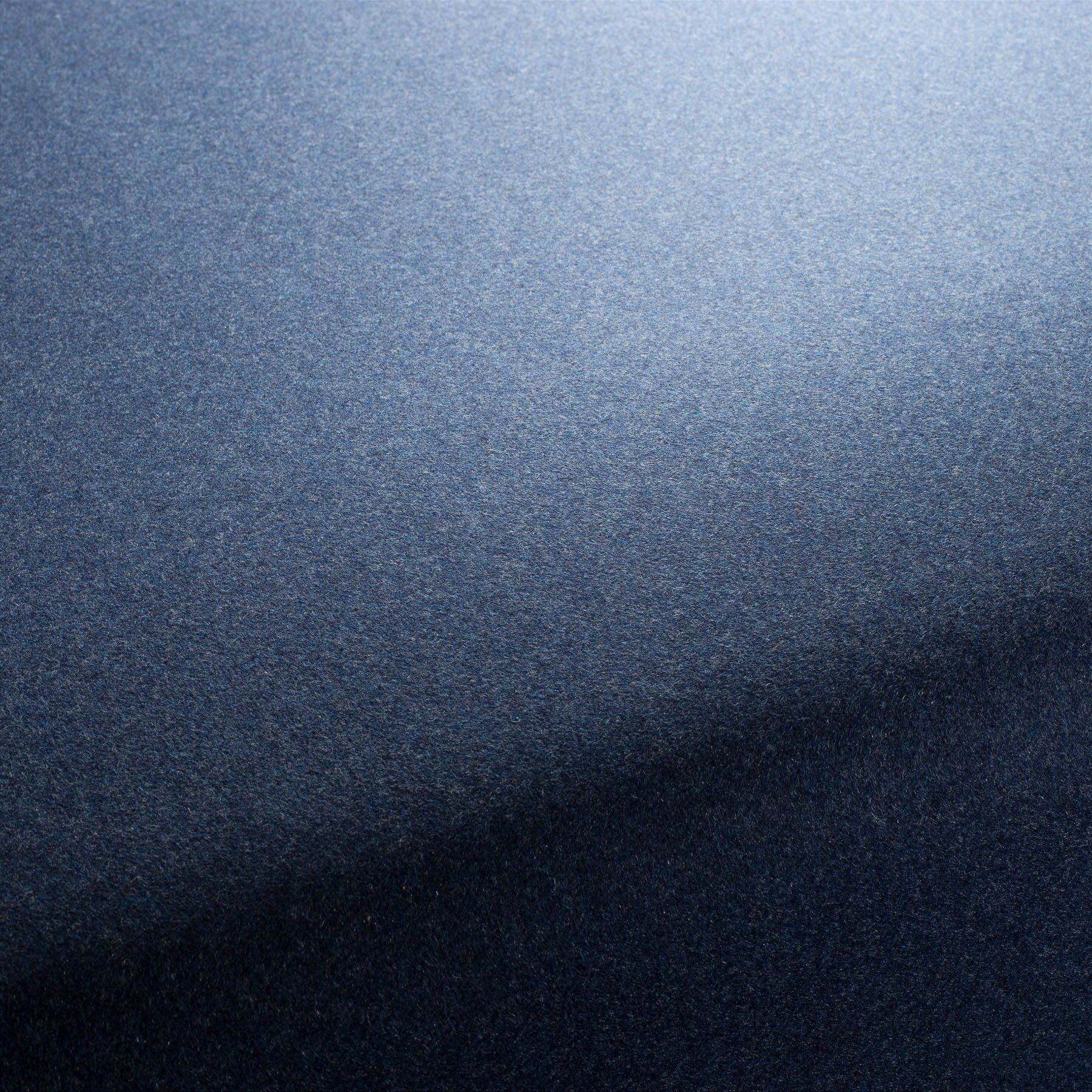 Ca1166 053 Italienischer Polsterstoff Wolle Blau