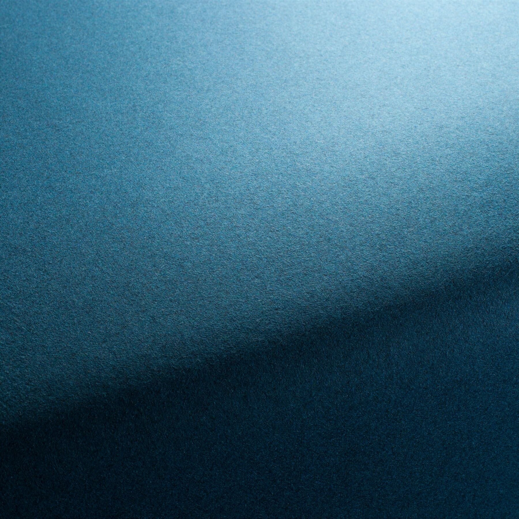 Ca1166 082 Italienischer Polsterstoff Wolle Blau