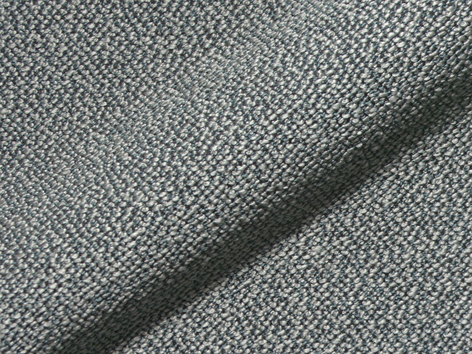 Glow 502 Q2 Hoepke Polsterstoff Moebelstoff Fleckschutz Modern Boucle Grob Blau
