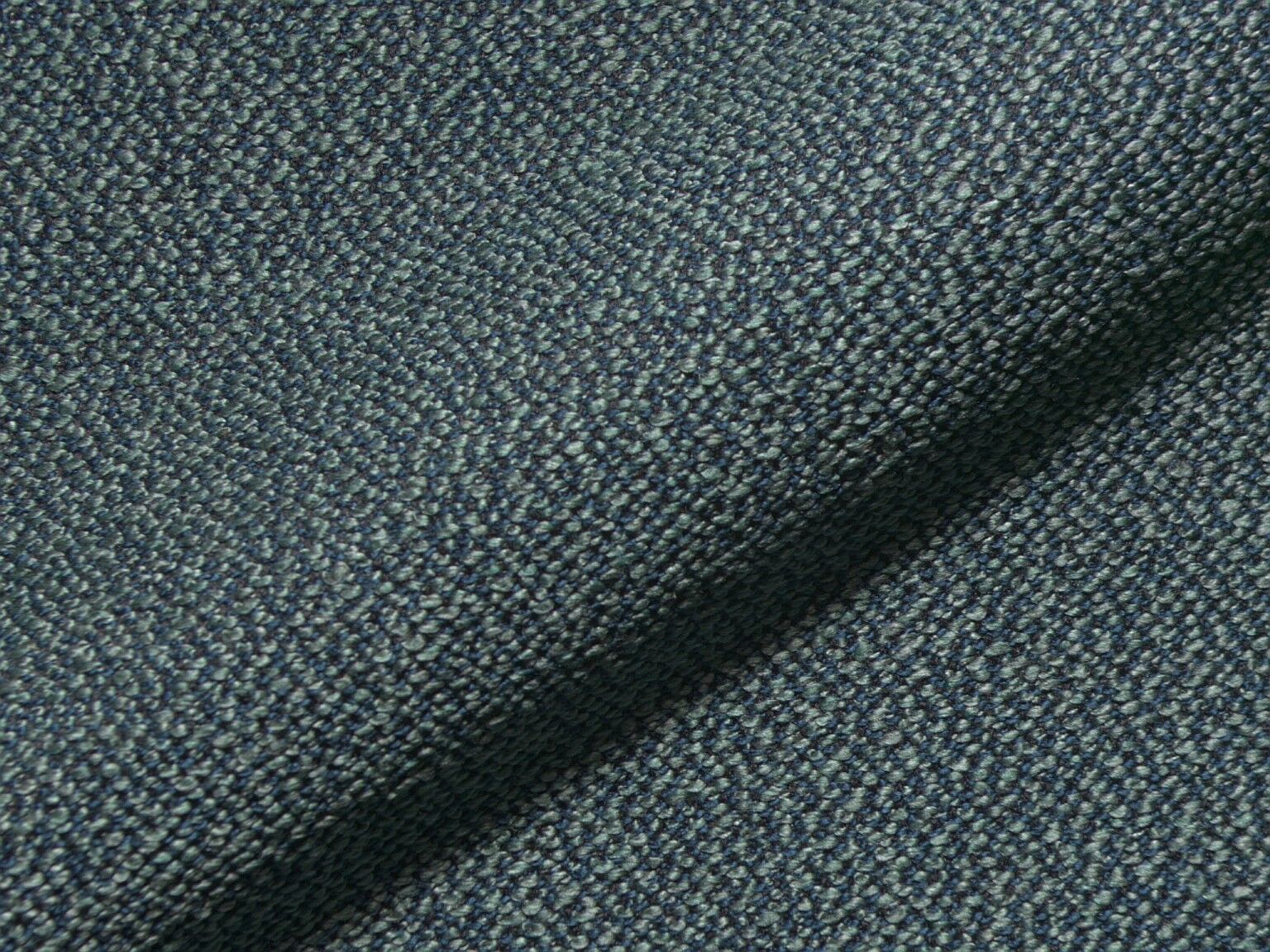 Glow 528 Q2 Hoepke Polsterstoff Moebelstoff Fleckschutz Modern Boucle Grob Blau