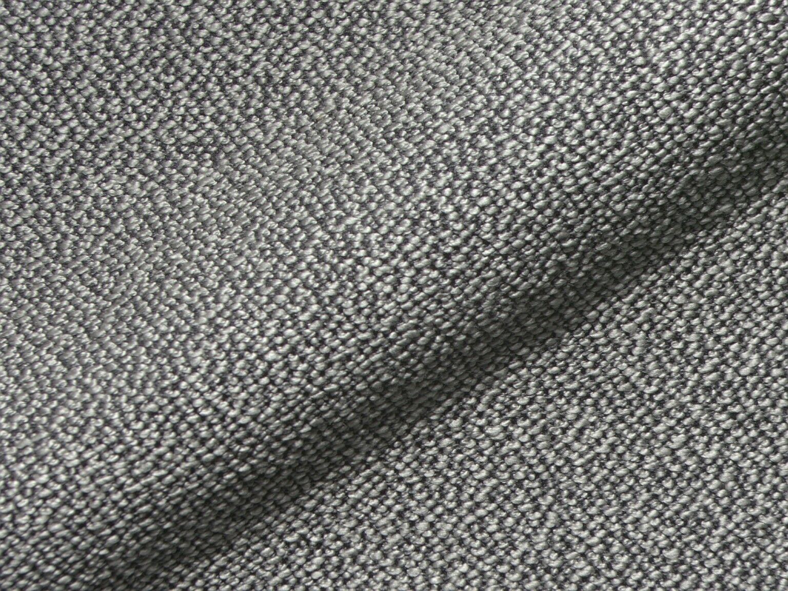 Glow 533 Q2 Hoepke Polsterstoff Moebelstoff Fleckschutz Modern Boucle Grob Grau