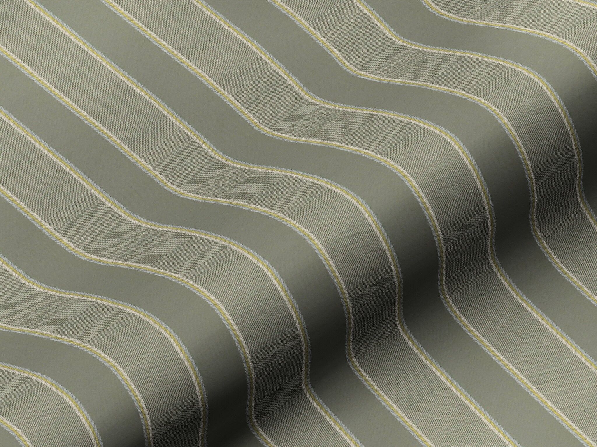 62775400 Classic Selection Saum Und Viebahn Polsterstoff Antik Gestreift Gruen