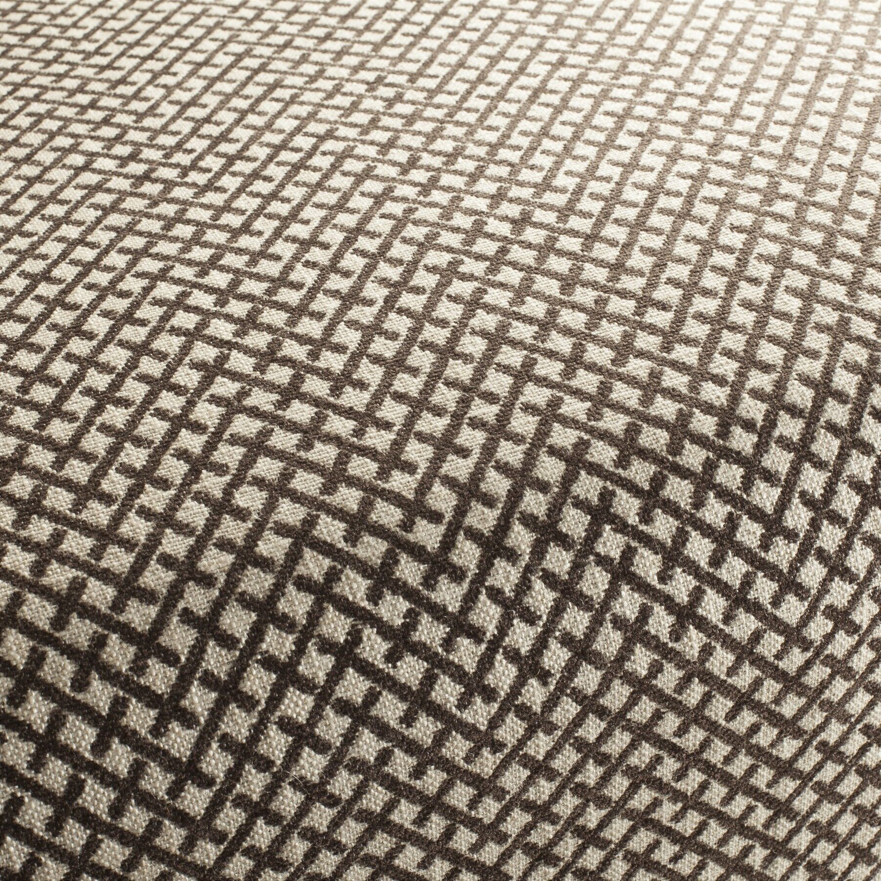 9 2457 020 Tenerife Jab Anstoetz Chenille Bezugsstoff Gemustert Braun Beige