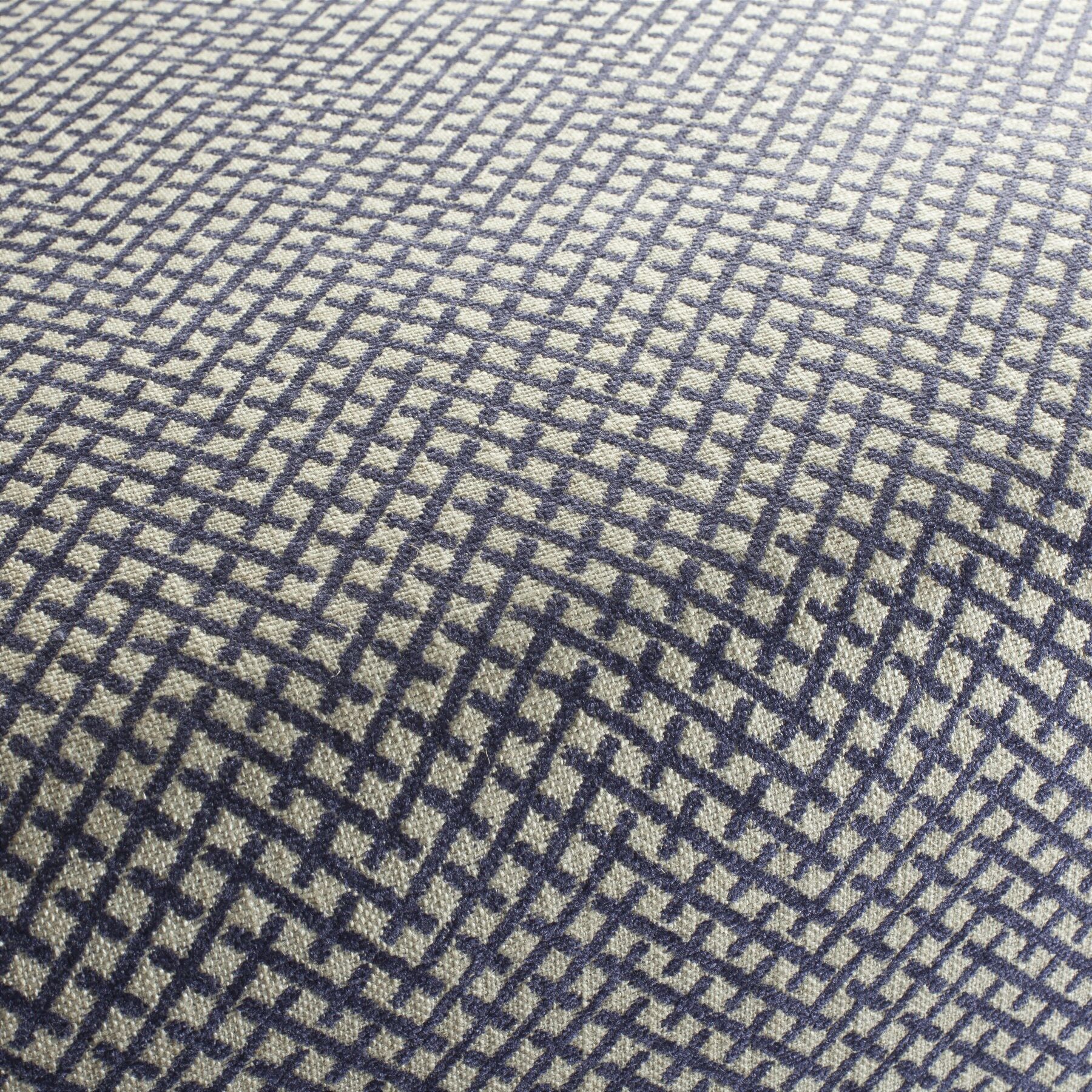 9 2457 082 Tenerife Jab Anstoetz Chenille Bezugsstoff Gemustert Blau Beige