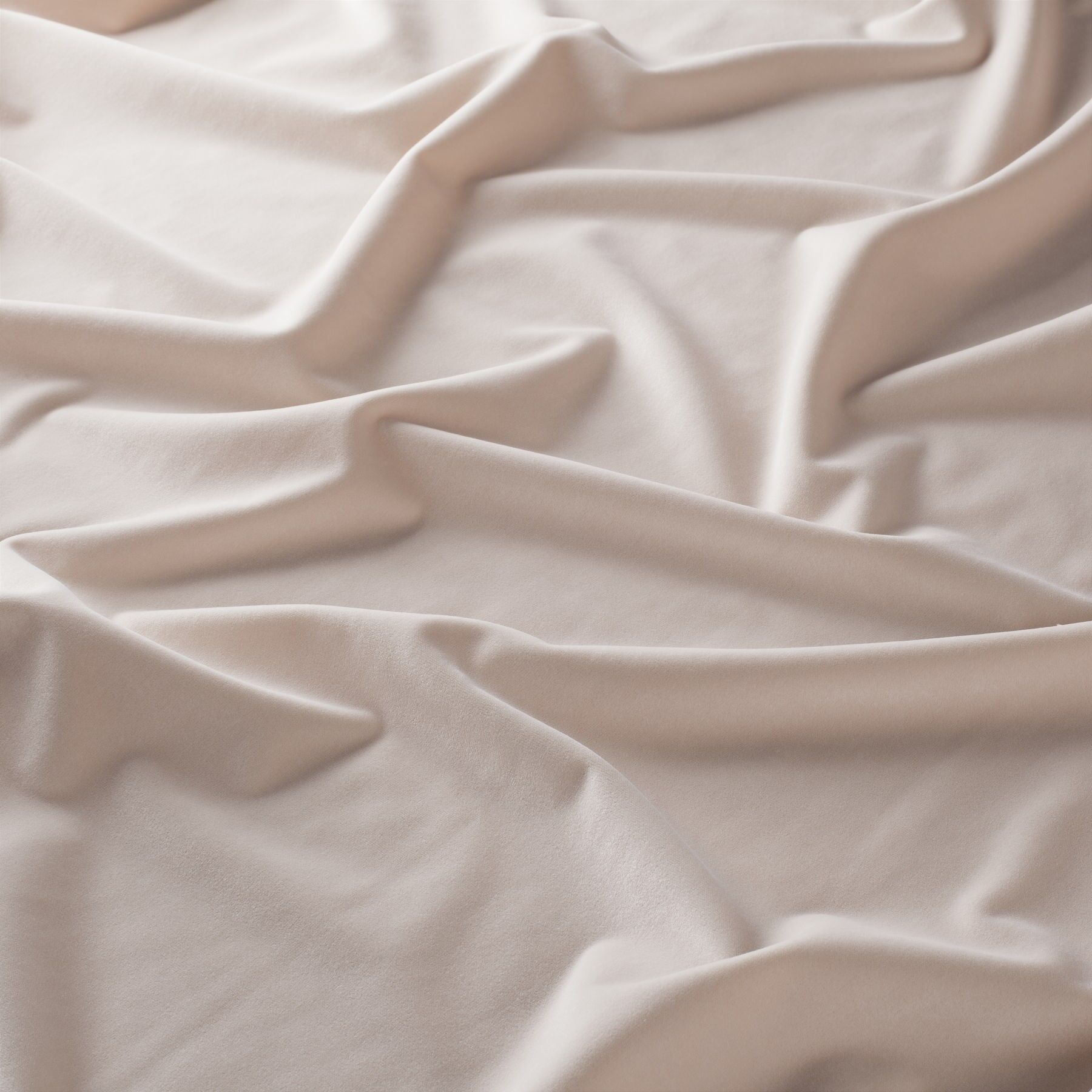 Ch2992 071 Heavens Gate Exklusiver Samt Velvet Vorhangstoff Polsterstoff Beige