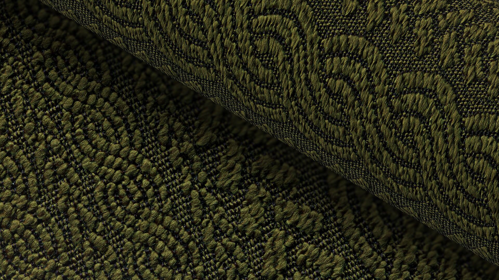 318668 Augsburg Moebelstoffe Landhausstil Landhaus Polsterstoffe Sonnhaus Olivgruen