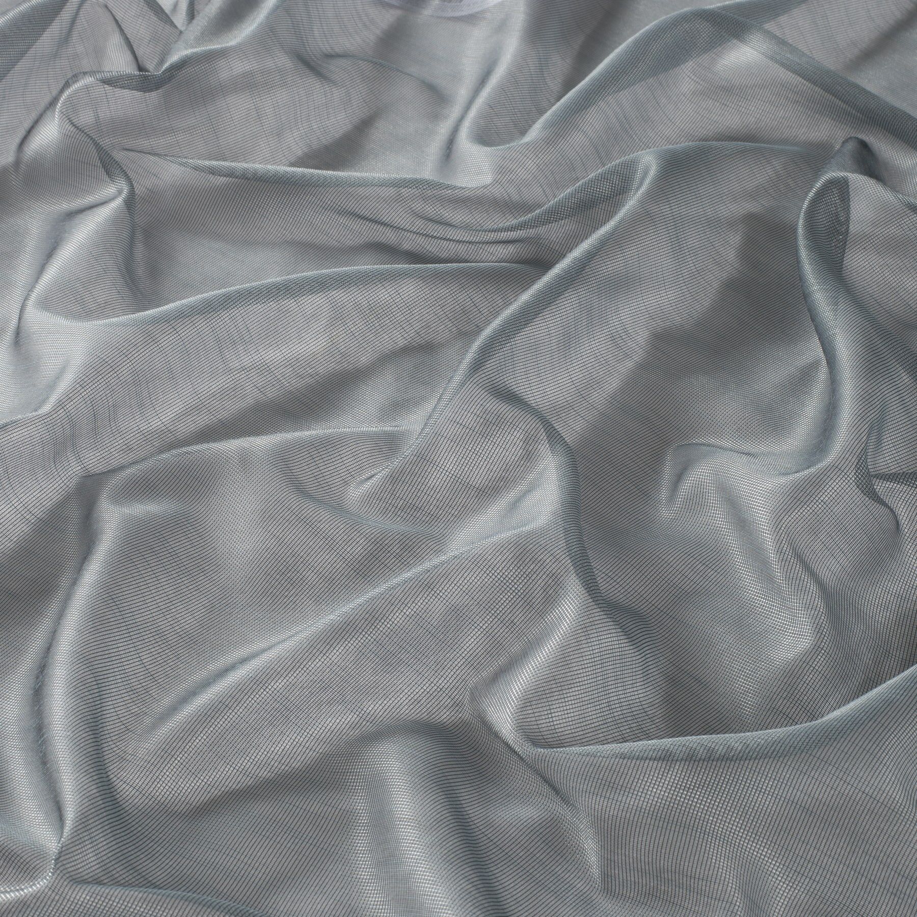 1 6846 050 Moyo Jab Transparente Gardinen Meterware Blau