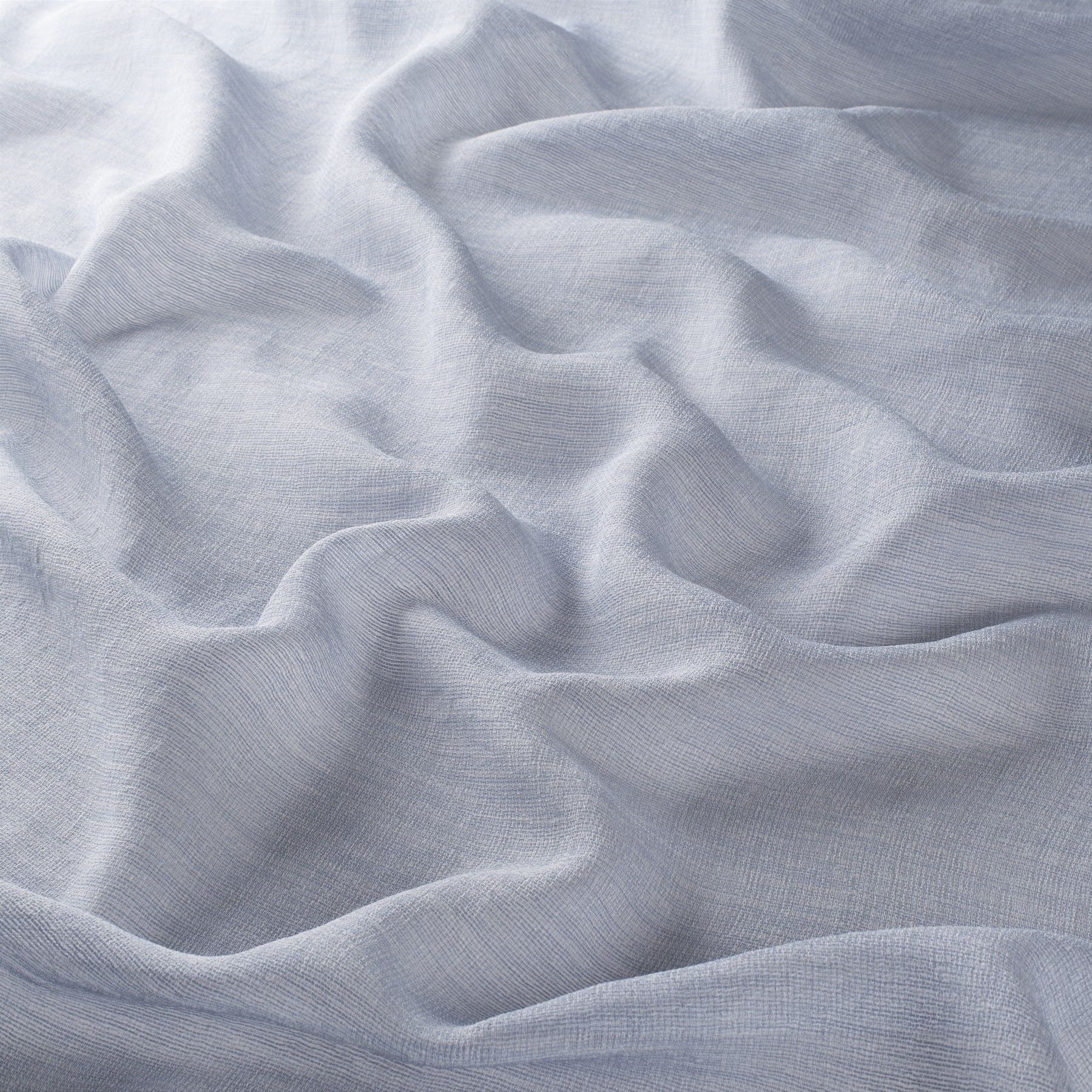 Ja6062 050 Take It Easy Transparente Gardinen Meterware Jab Anstoetz Blau