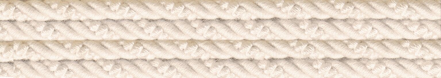 Kordel Posamenten Meterware 110 Weiss