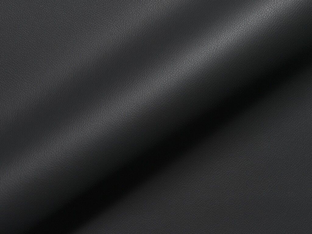 Cordoba 555 Kunstleder Glatt Meterware Schwarz