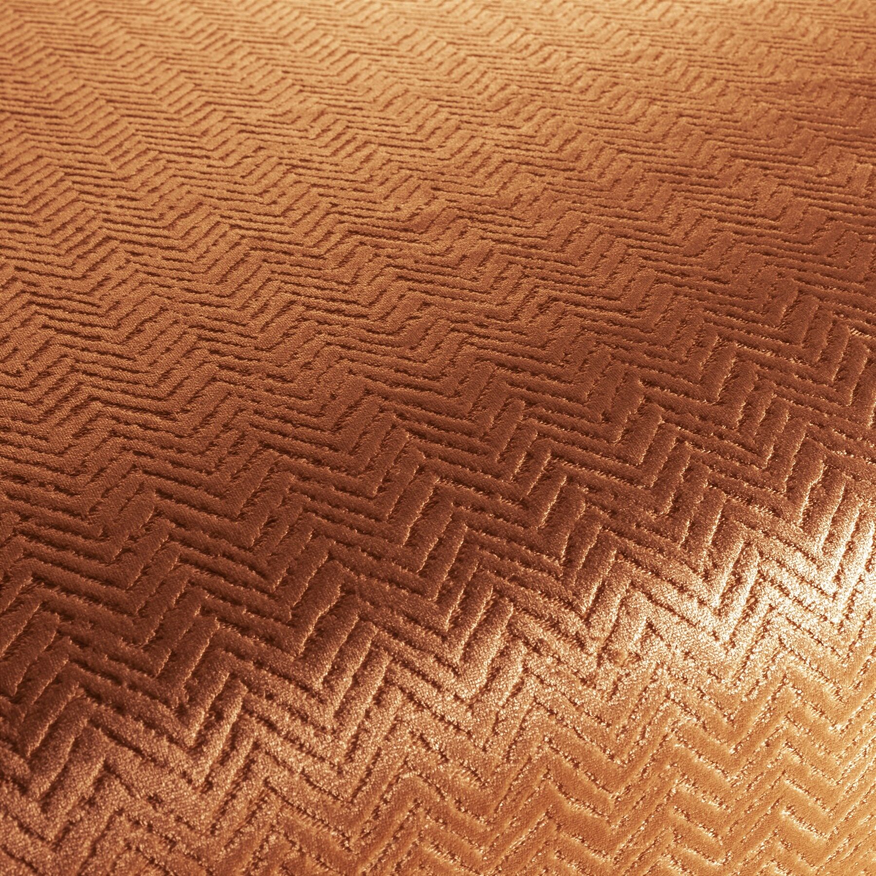 Ja4009 060 Velveto Hochwertigfe Velours Polsterstoffe Jab Anstoetz Grandezza Orange