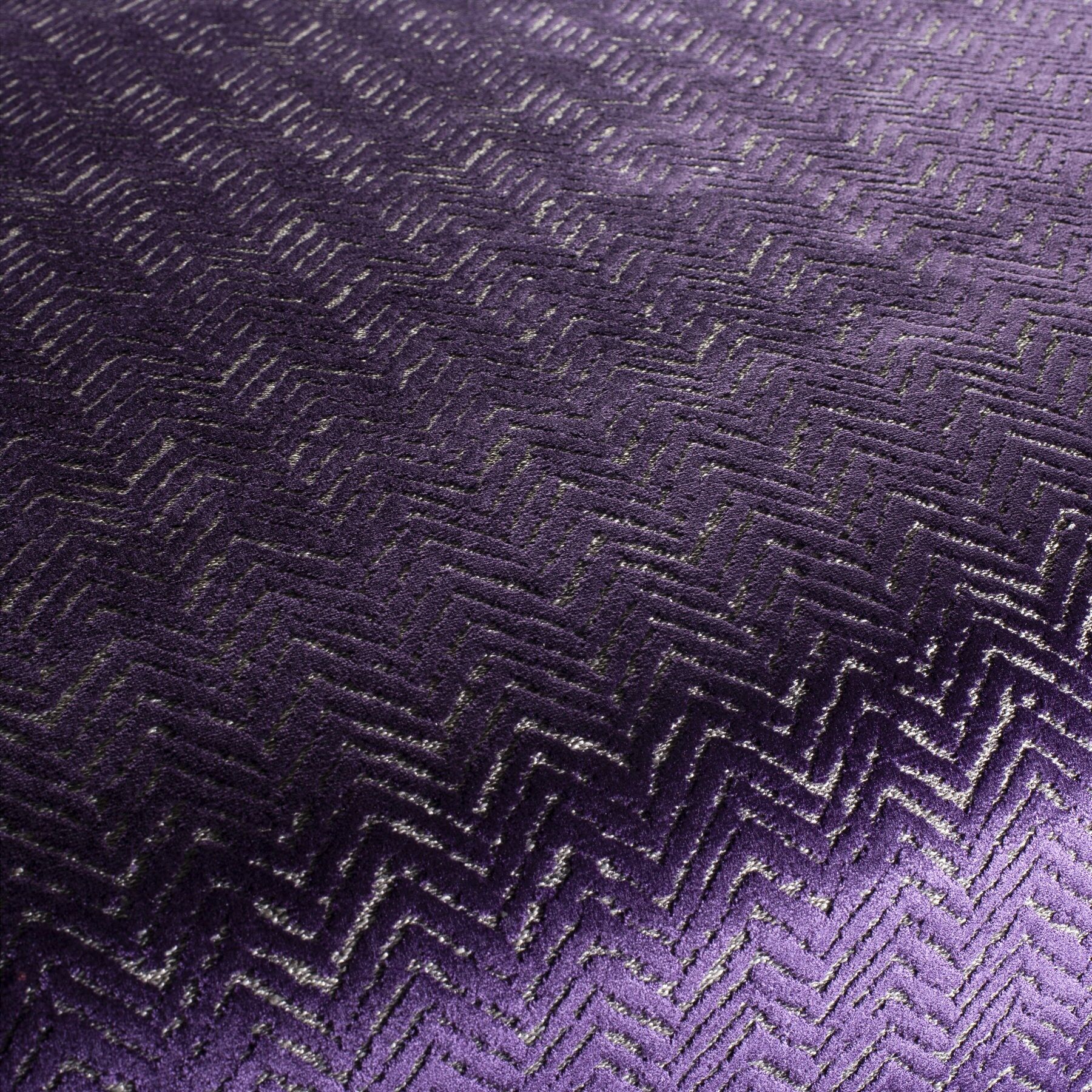 Ja4009 080 Velveto Hochwertigfe Velours Polsterstoffe Jab Anstoetz Grandezza Lila