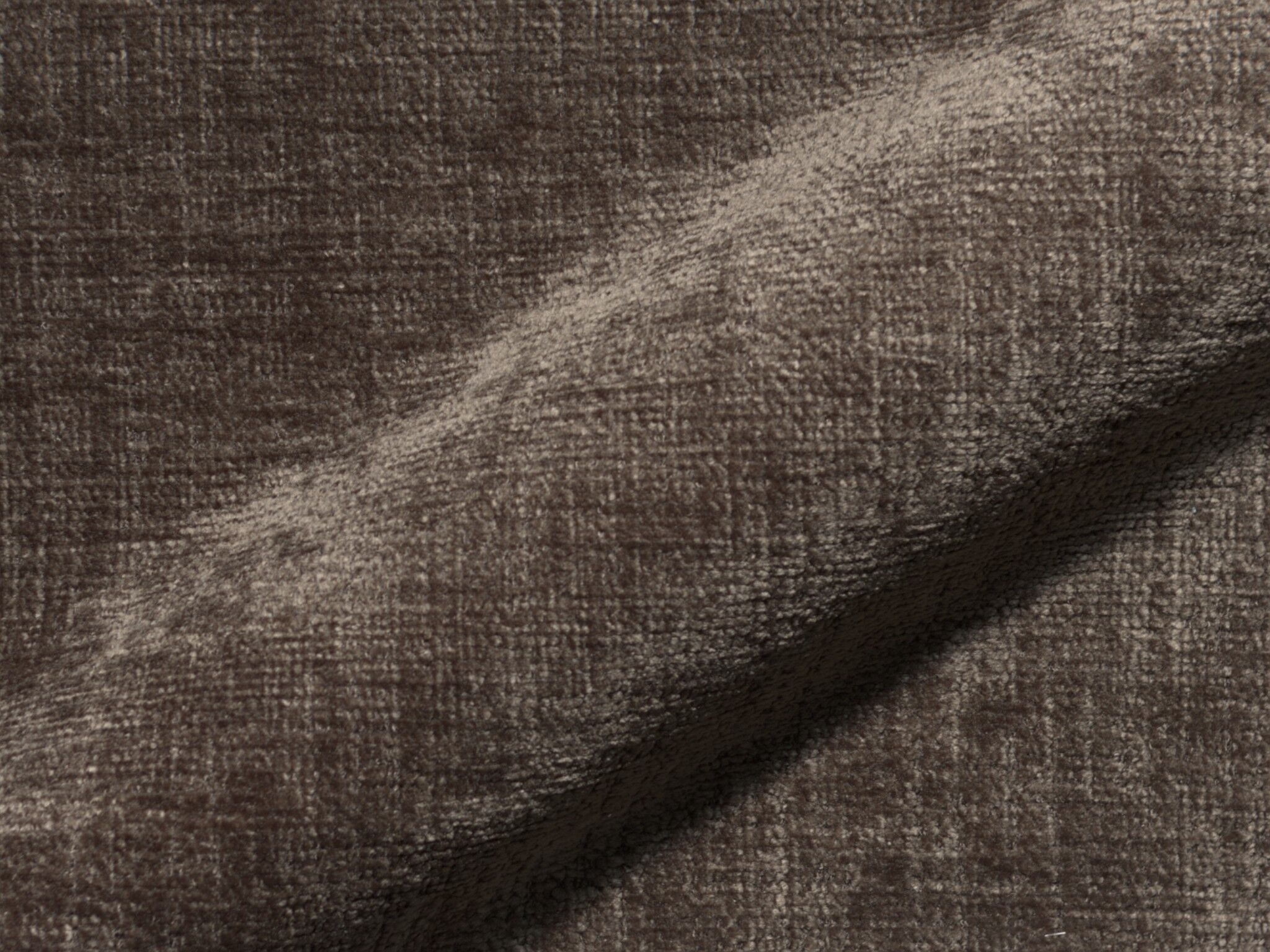 Molino 515 Weicher Chenille Polsterstoff Moebelstoff Hoepke Braun