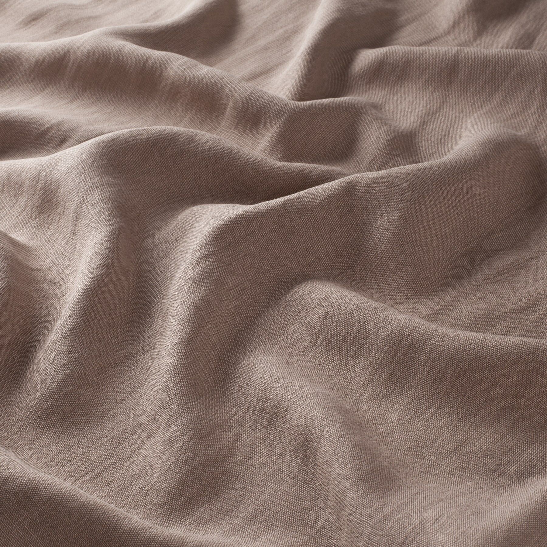 Ch2985 021 Honest Reboot Leinen Vorhang Braun