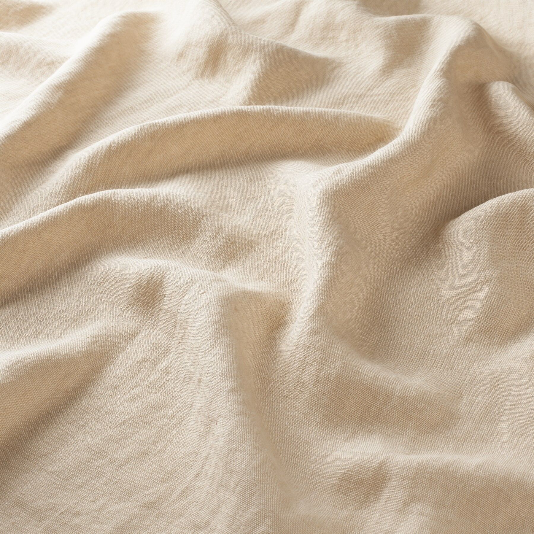 Ch2985 043 Honest Reboot Leinen Vorhang Beige