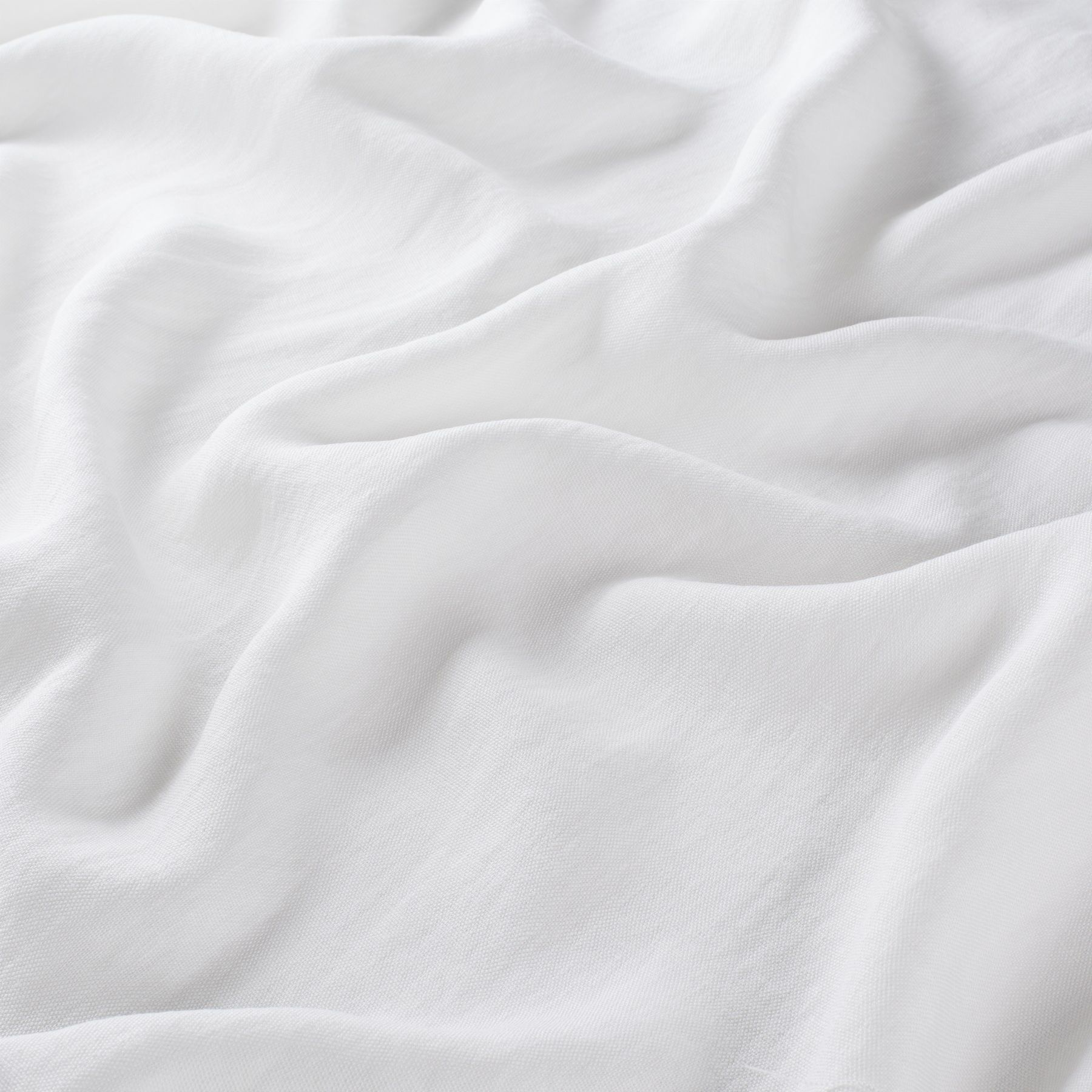 Ch2985 090 Honest Reboot Leinen Vorhang Weiss