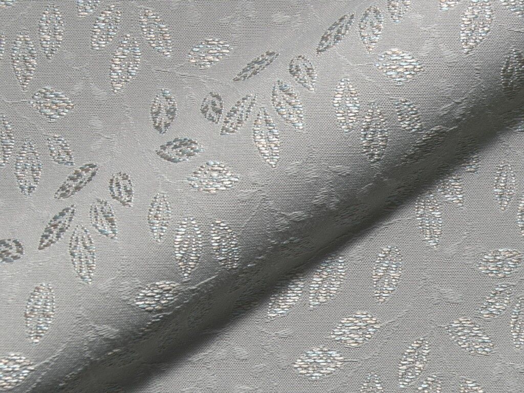 Flora 290 Hoepke Stoffe Polsterstoffe Floral Gemustert Grau