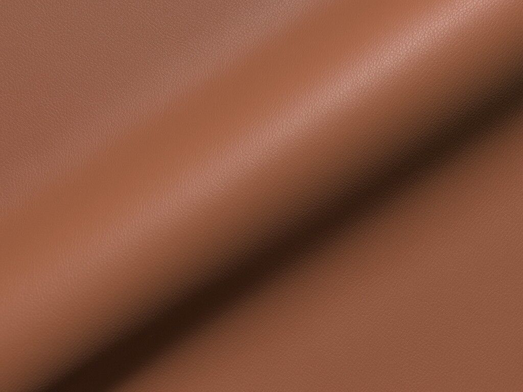 Cordoba 537 Kunstleder Glatt Meterware Braun