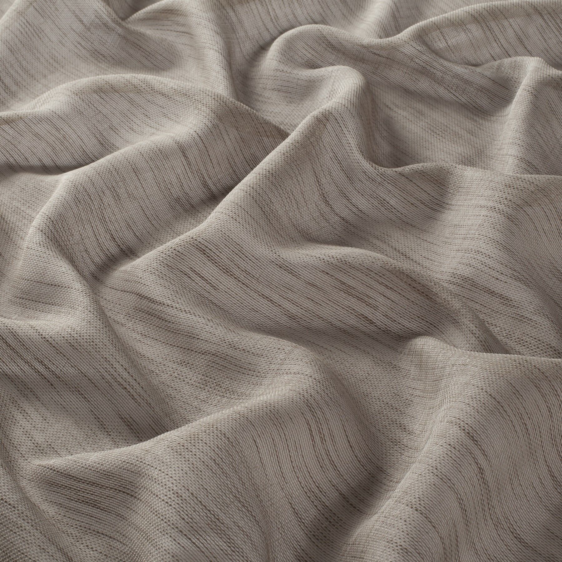 1 6911 021 Amari Gardinenstoff Halbtransparent Meterware Braun