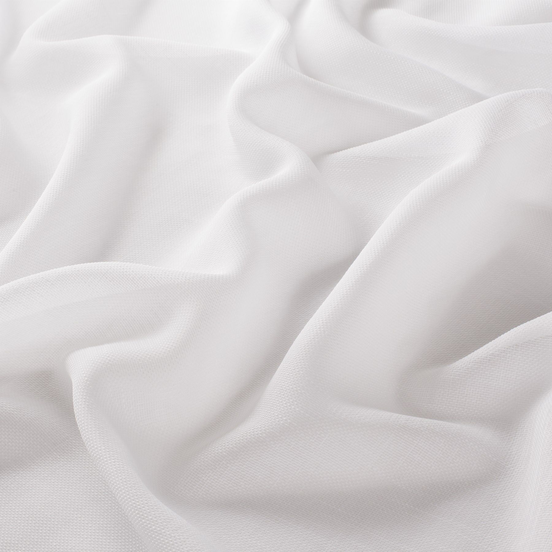 1 6911 090 Amari Gardinenstoff Halbtransparent Meterware Weiß 1 6911 090 Amari Gardinenstoff Halbtransparent Meterware Weiß