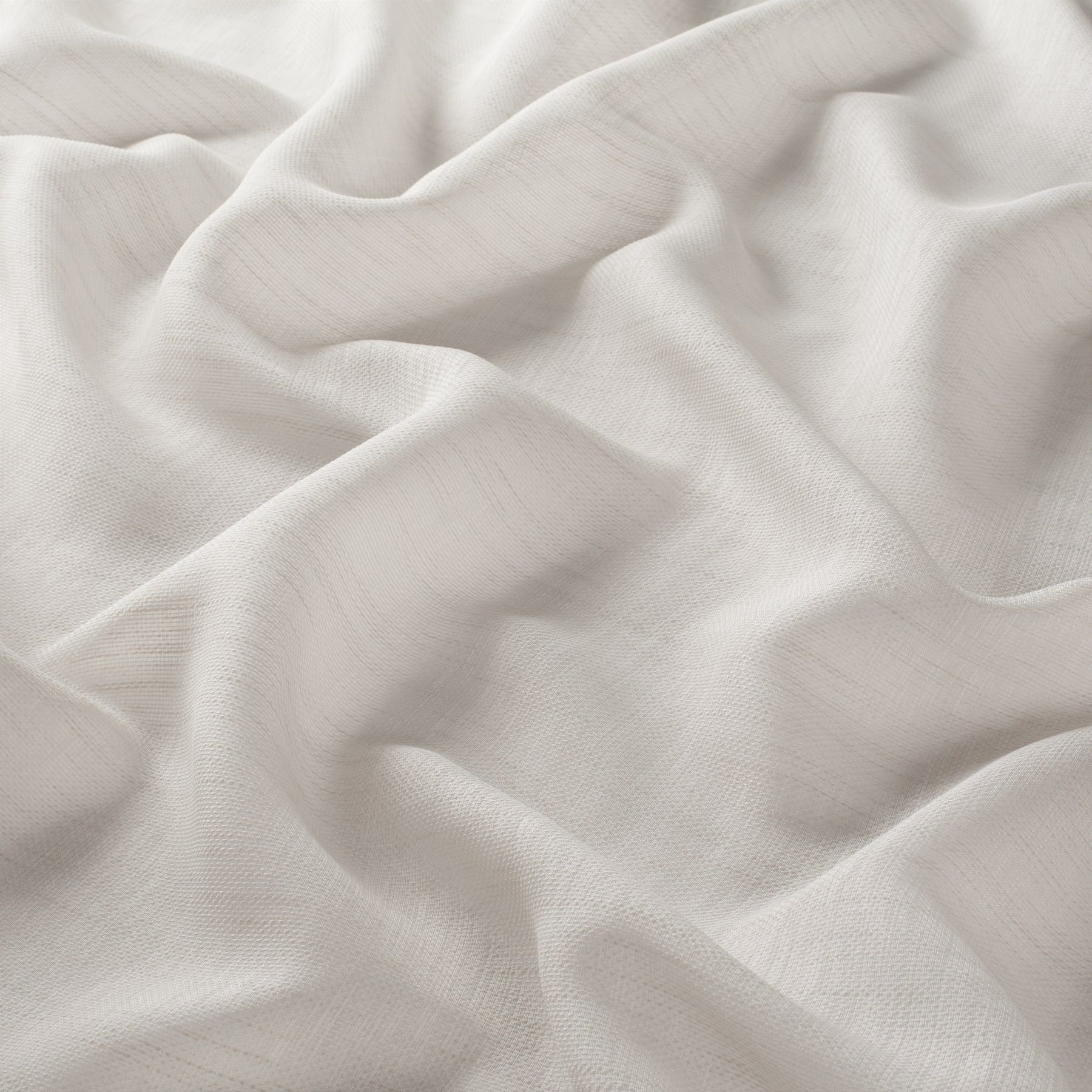 1 6911 091 Amari Gardinenstoff Halbtransparent Meterware Grau